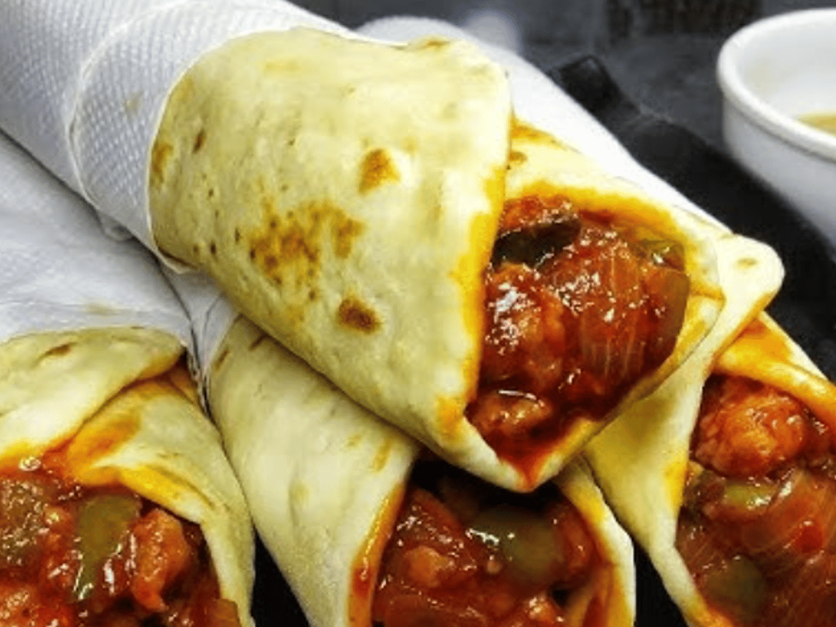 Chili Chicken Roll.