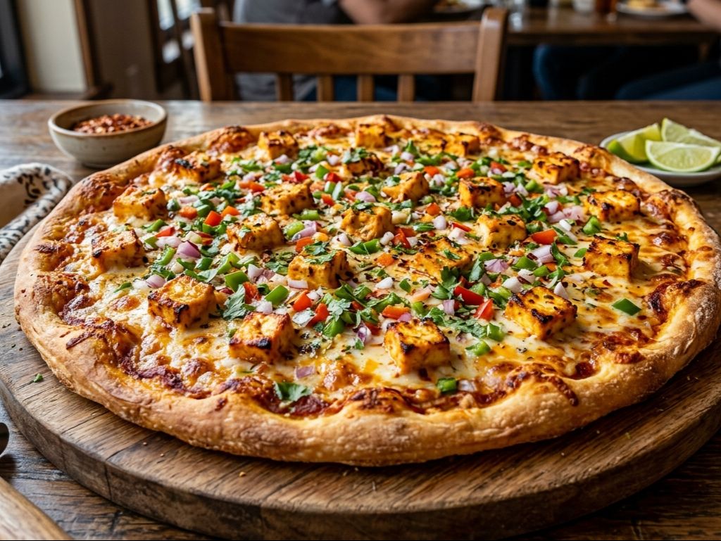 Tandoori Veggie Pizza.