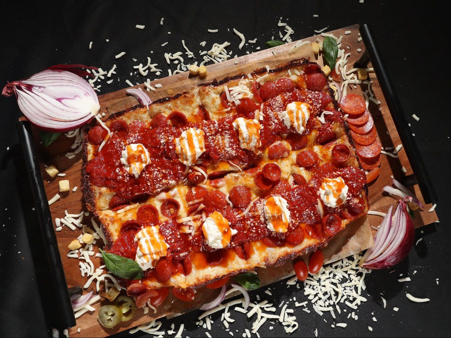 Hot Honey Pepperoni Small.