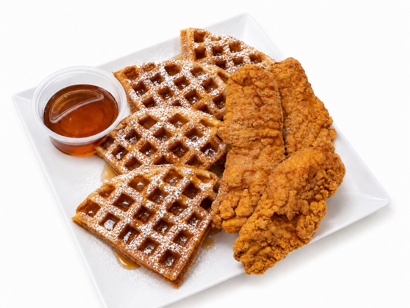TENDERS & WAFFLES.