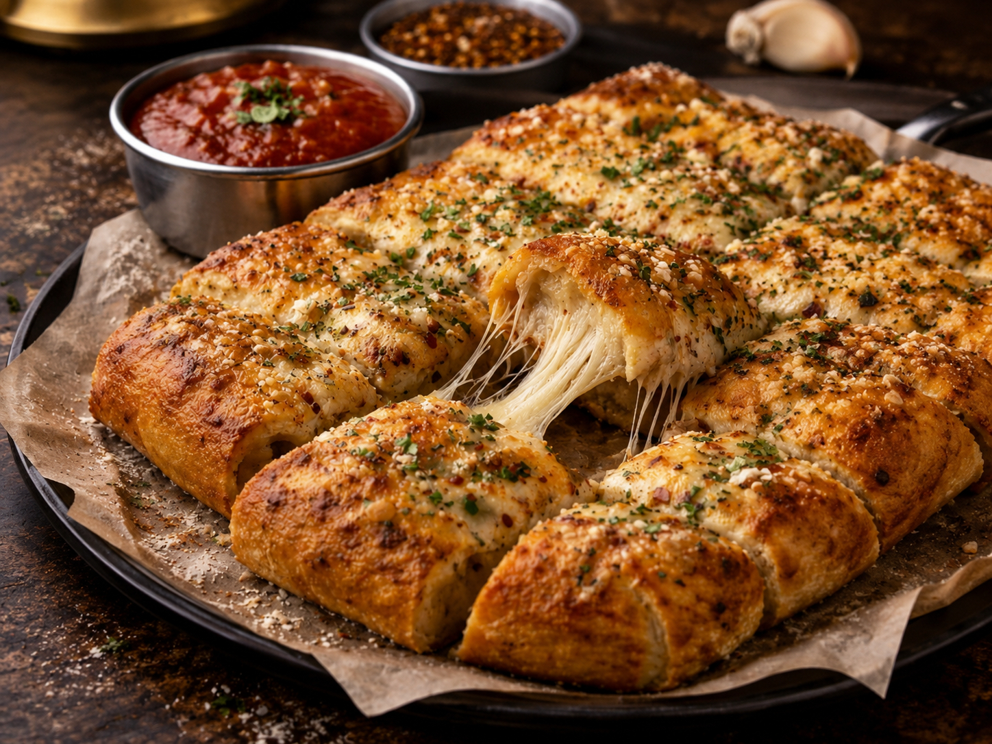 Cheesy Bread.