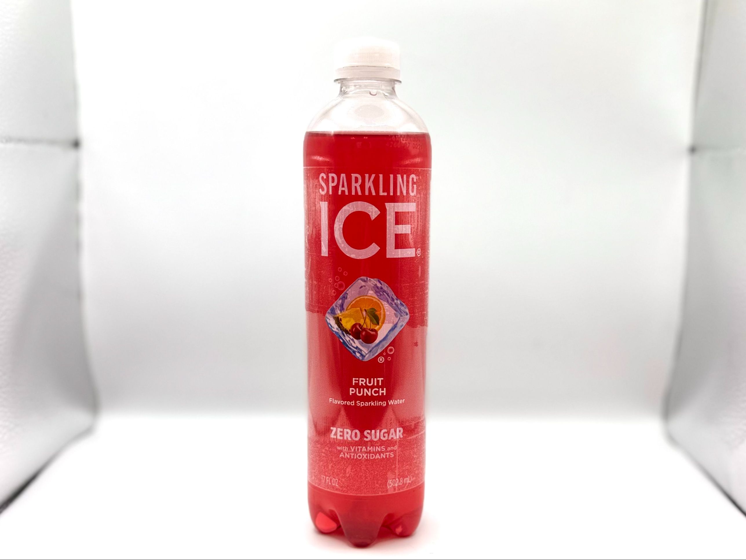 Sparkling Ice Fruit Punch 17oz Zero Sugar.
