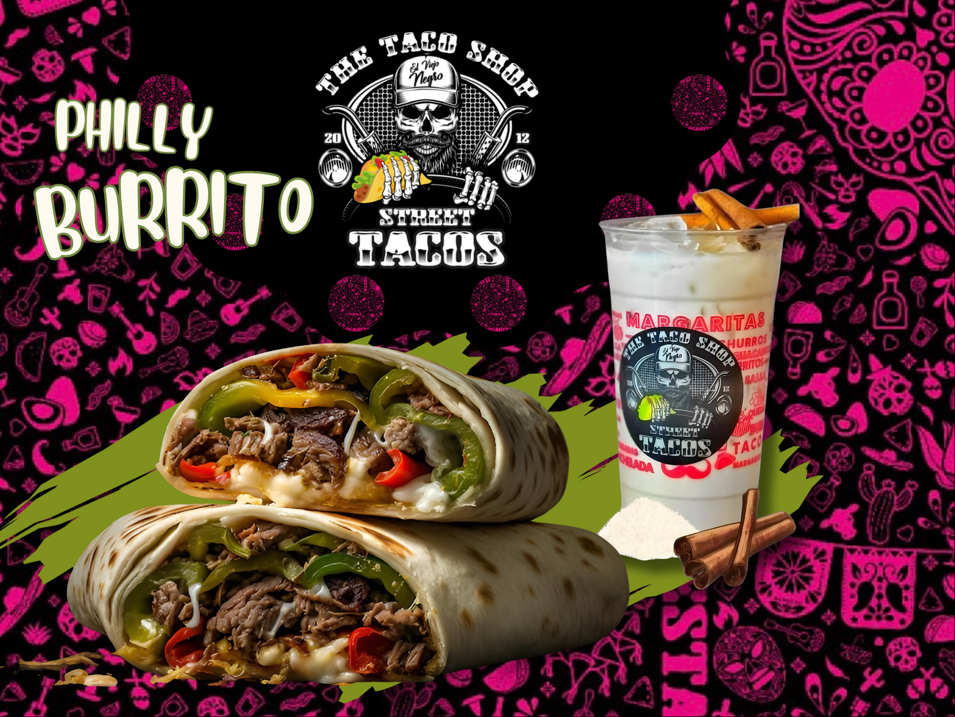 COMBO PHILLY BURRITO.