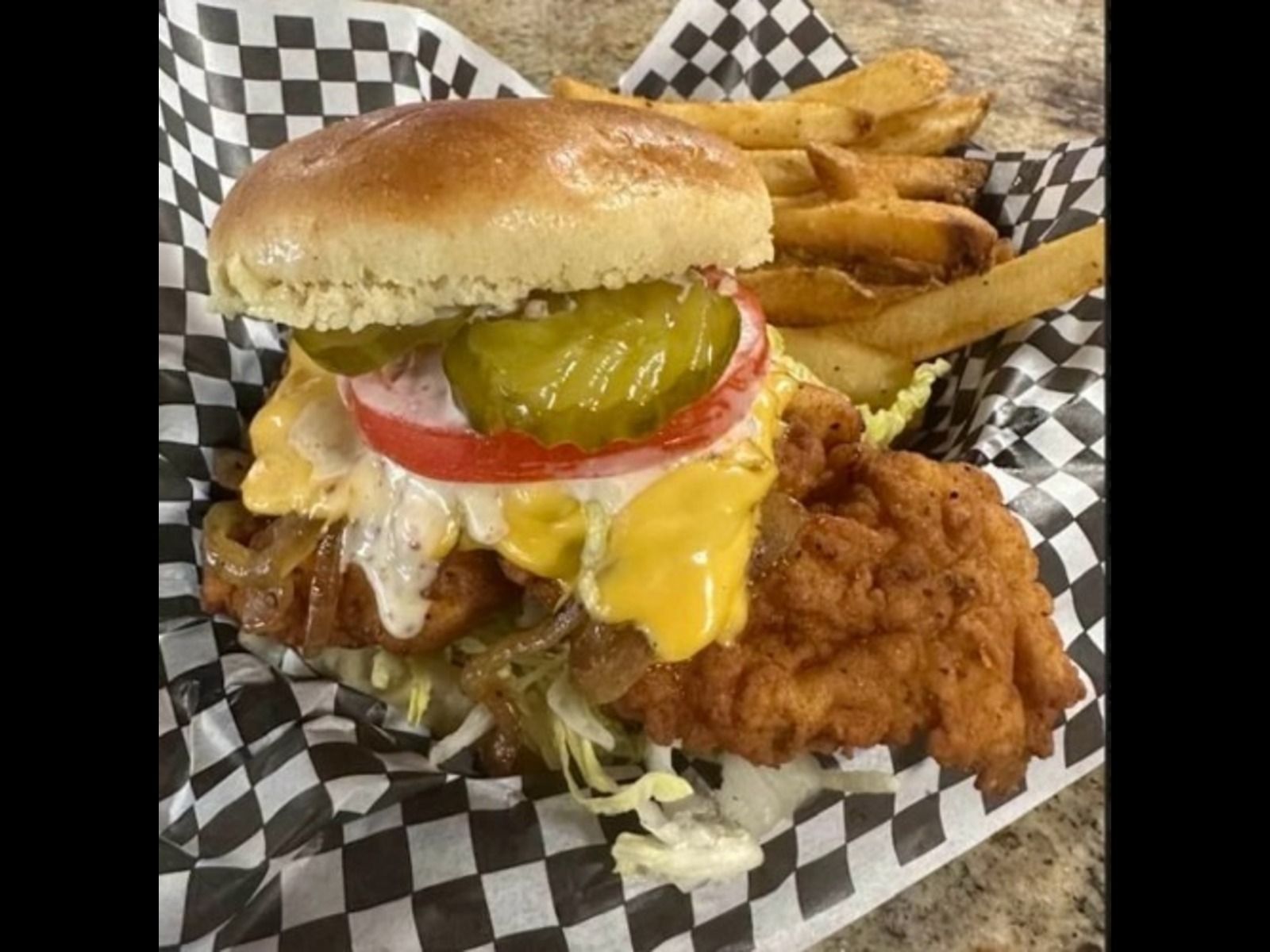 Fried Chicken Sandwich.