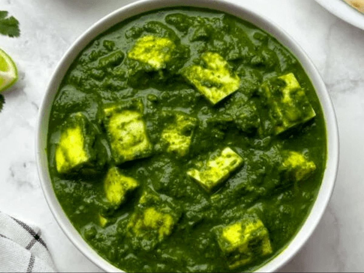 Palak Paneer.
