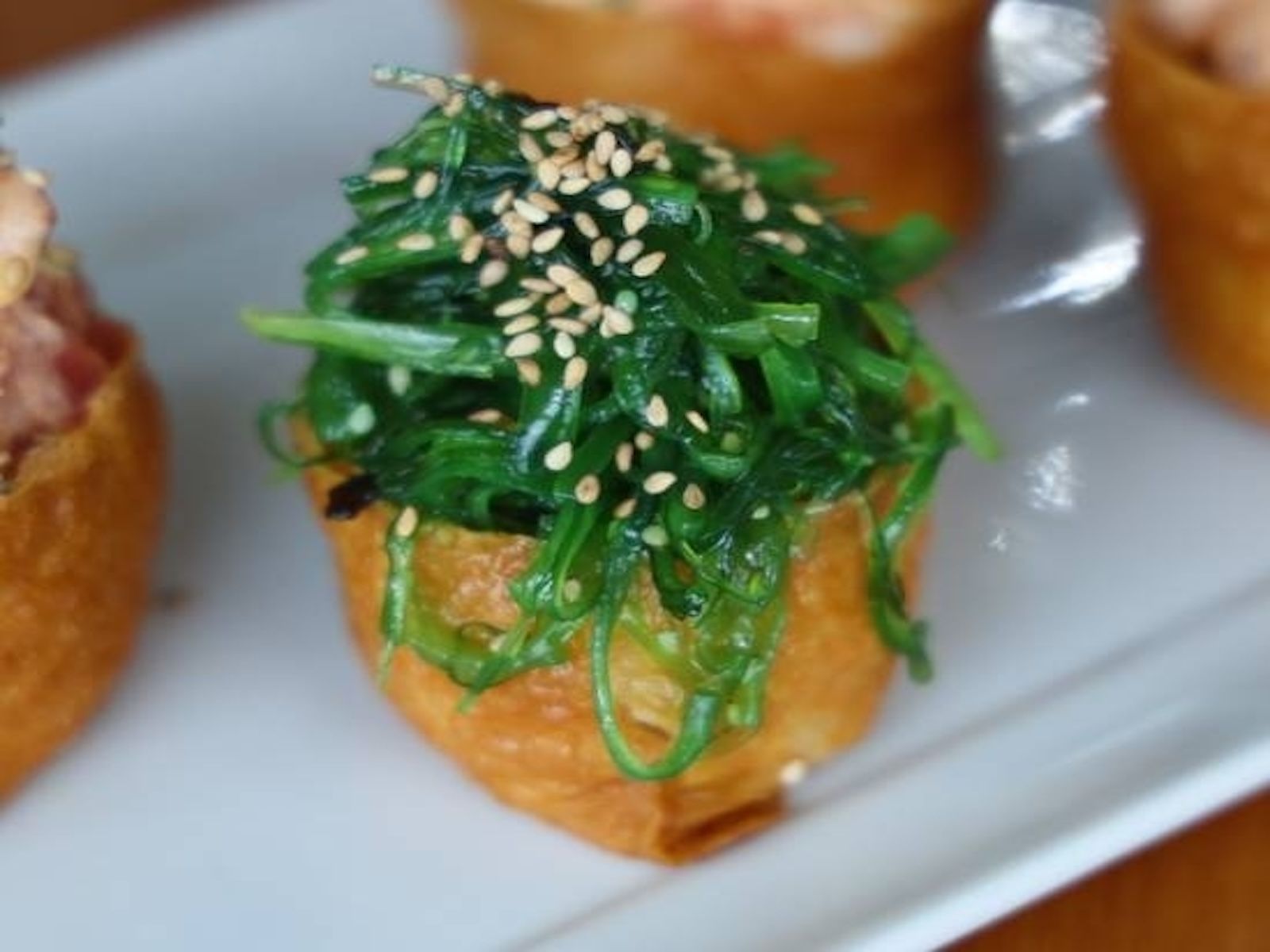 Tiger Pocket Seaweed Salad.