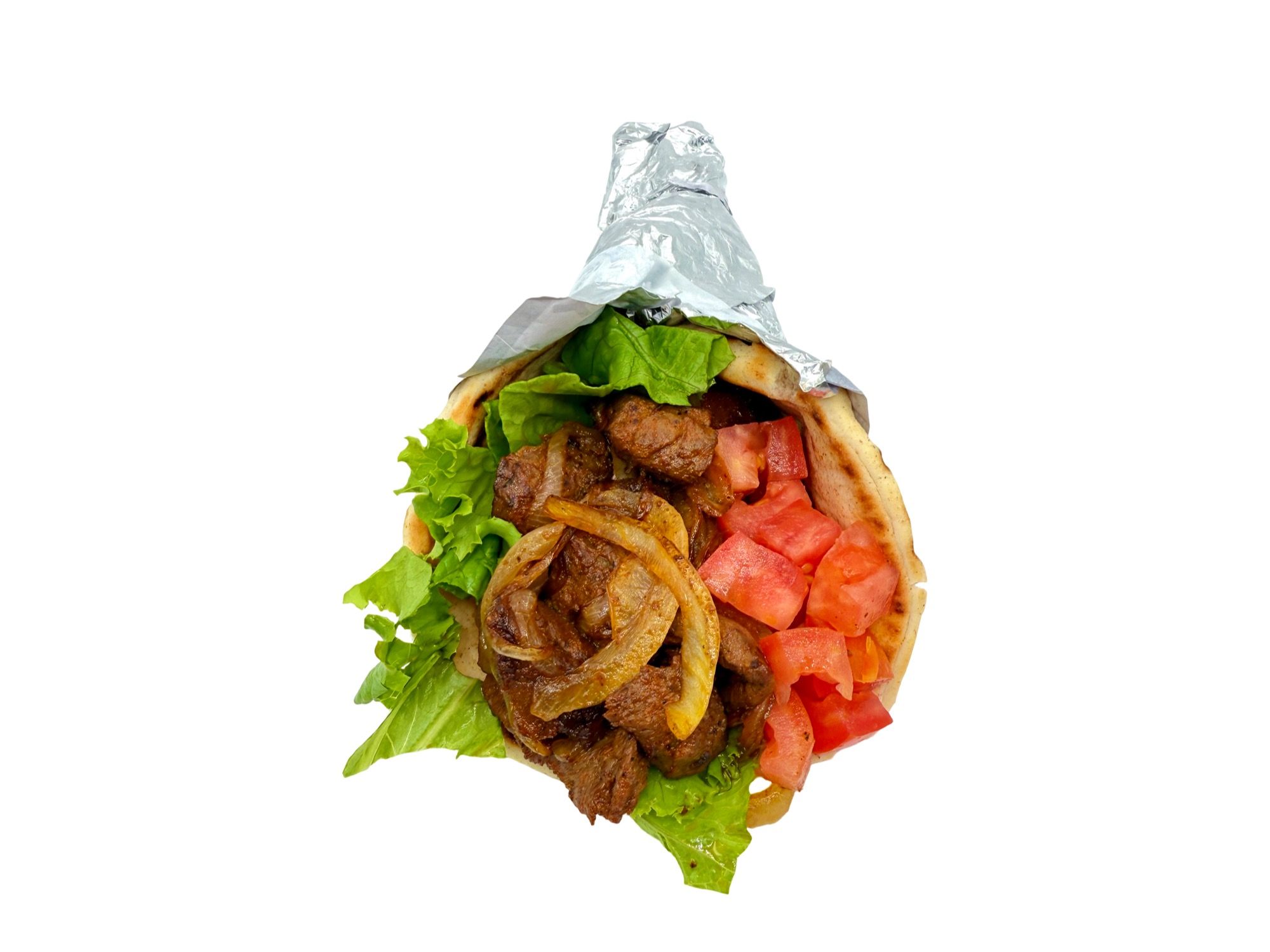 Shish Kabob Sandwich.