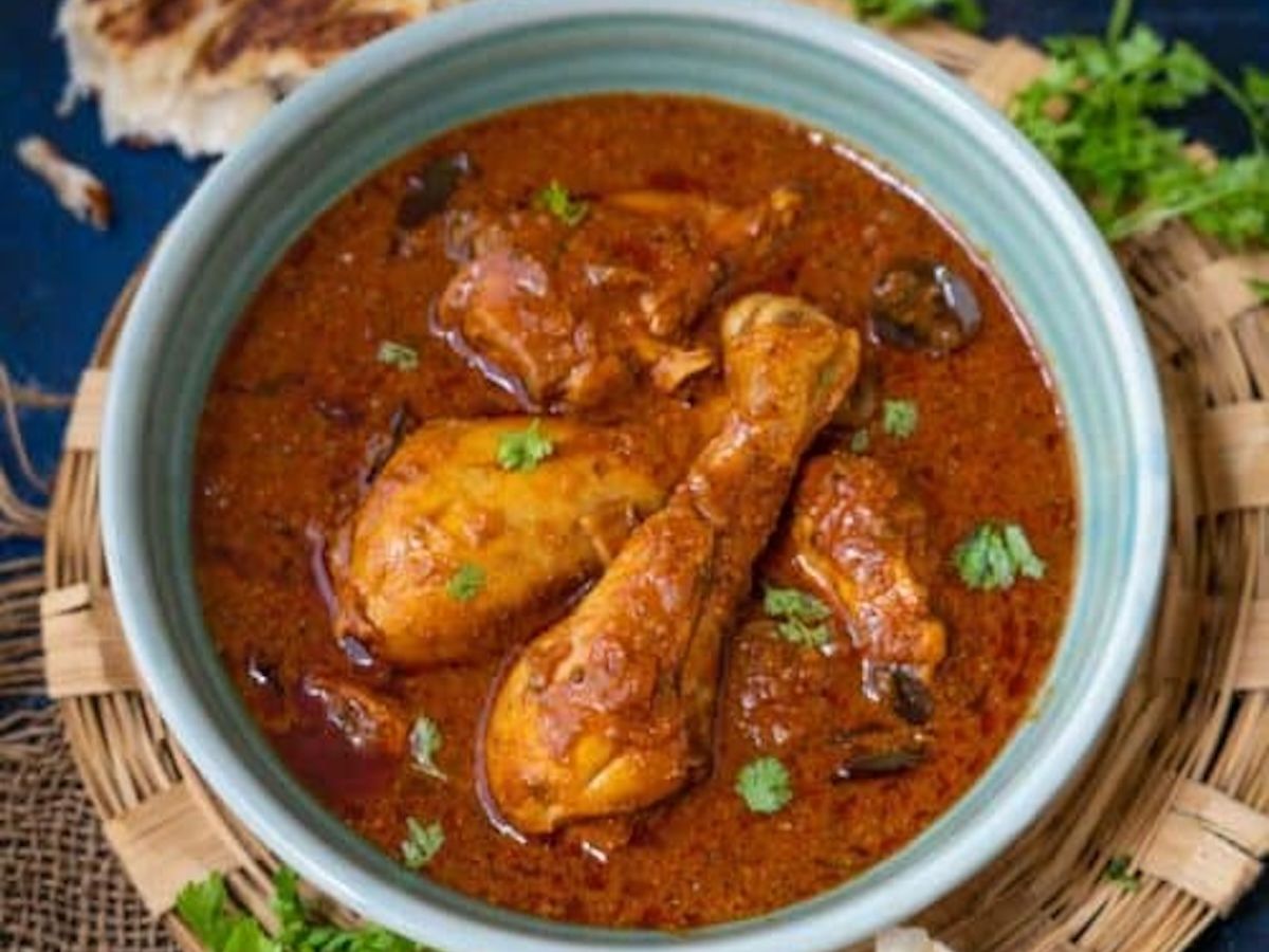 Guntur Chicken Curry with bone.