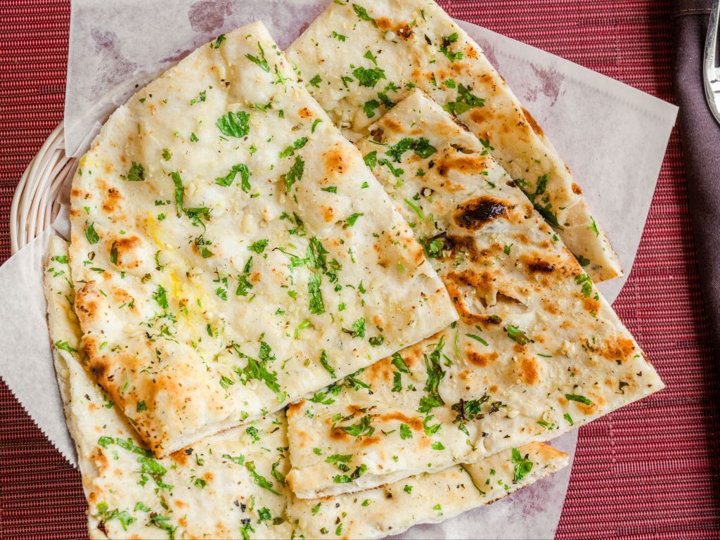 95. Garlic Naan.