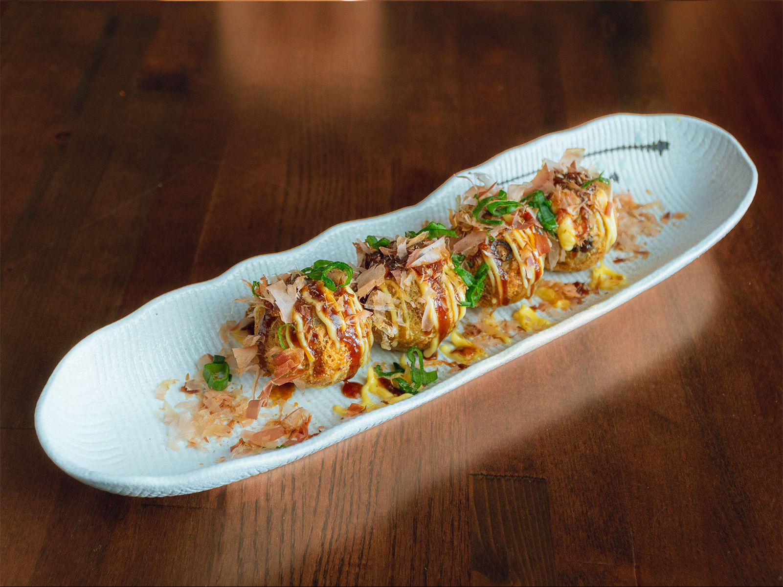 Takoyaki.