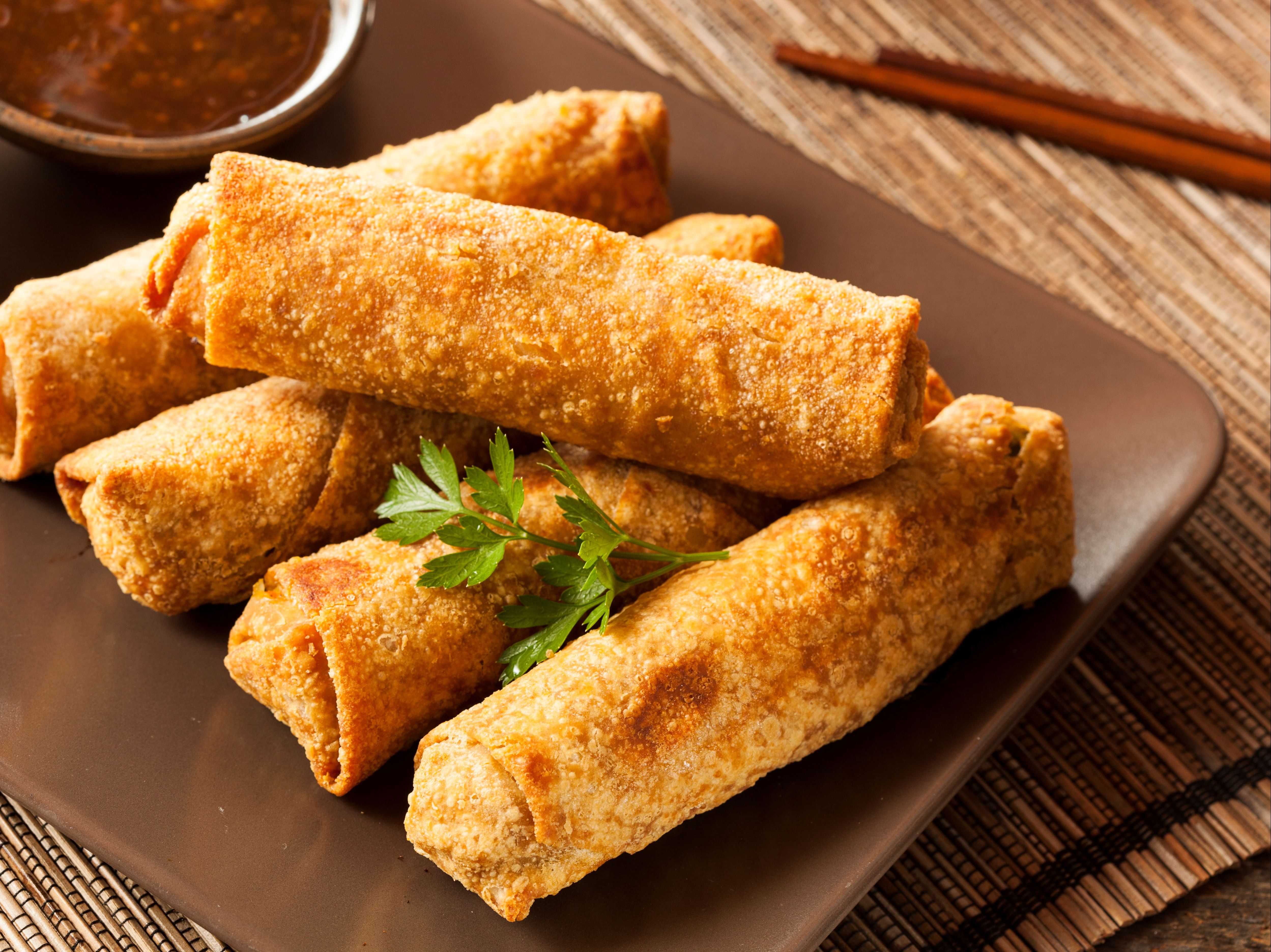 Egg Roll Special Buy 1 Get 1 1\2 Off.