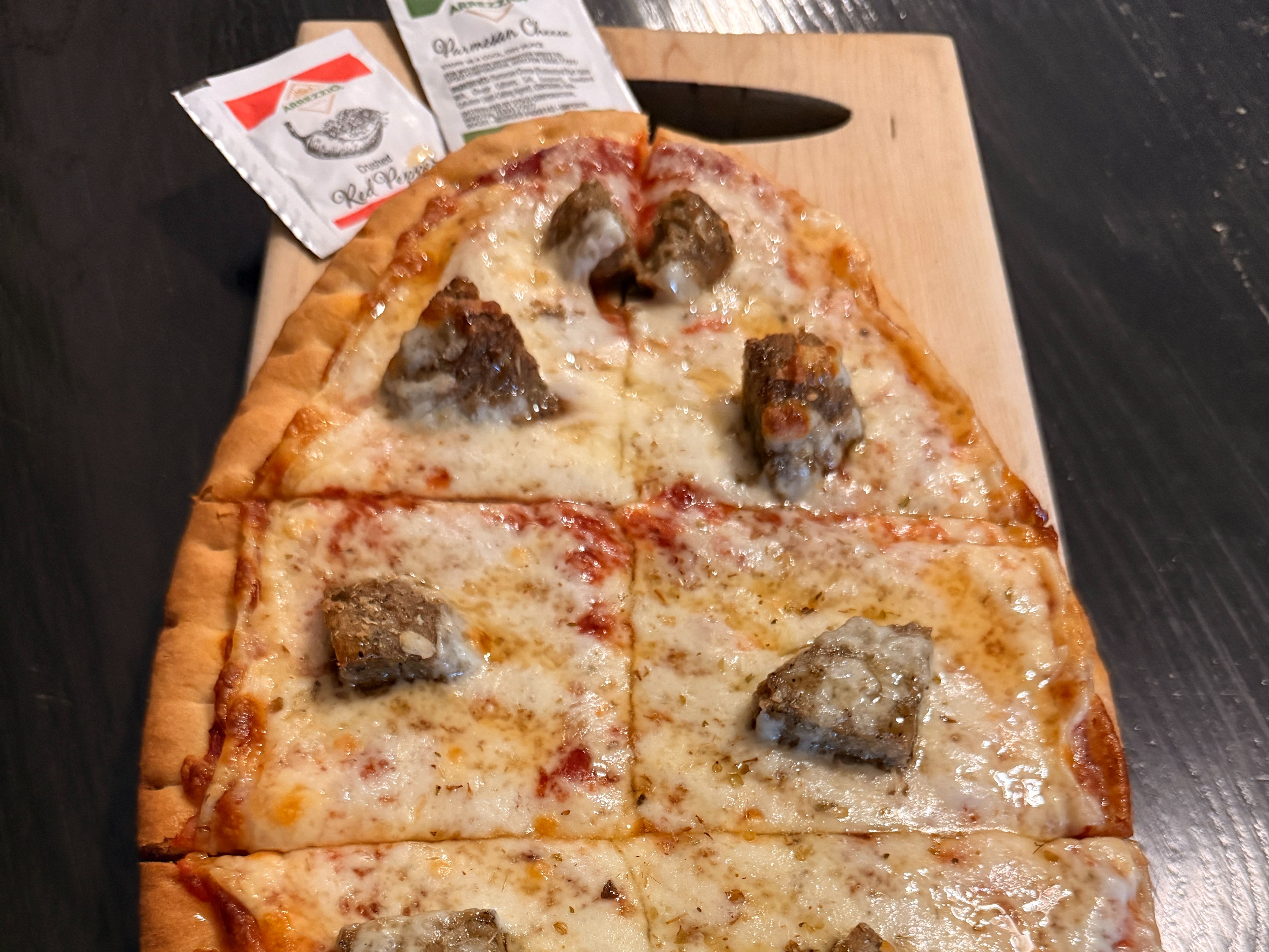 That's A Spicy Meatball Flatbread.