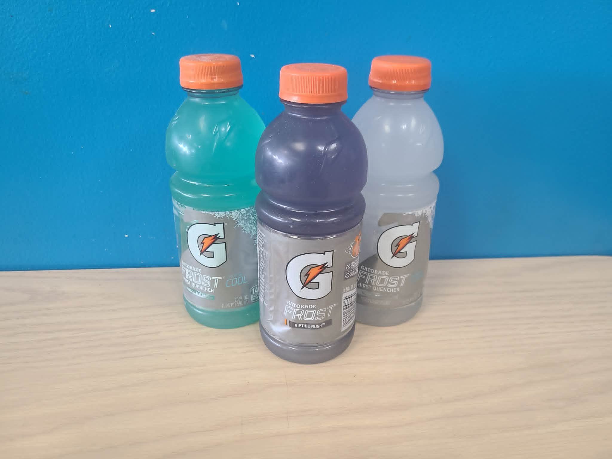 Bottled Gatorade.