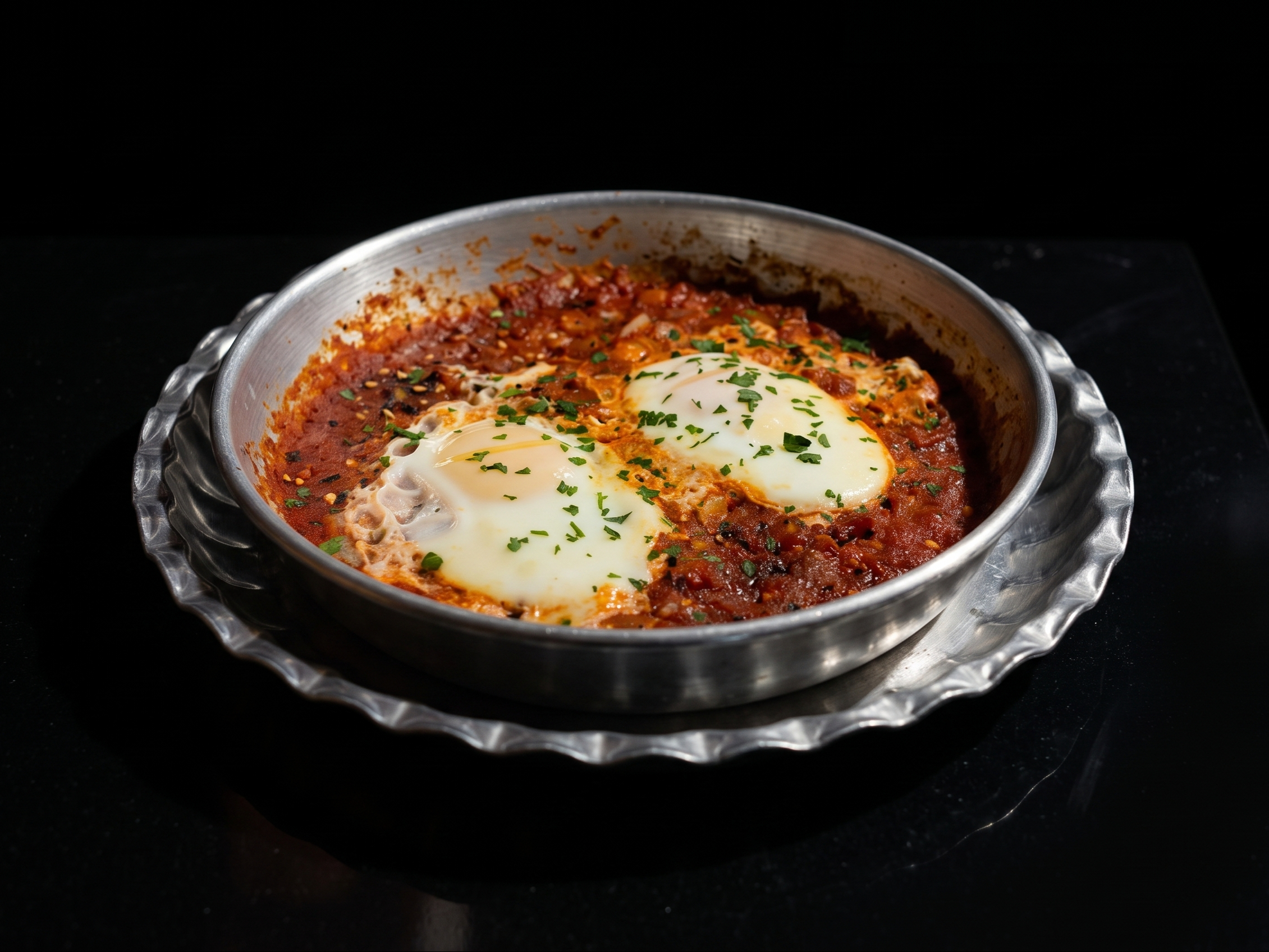 Shakshuka with Bread.
