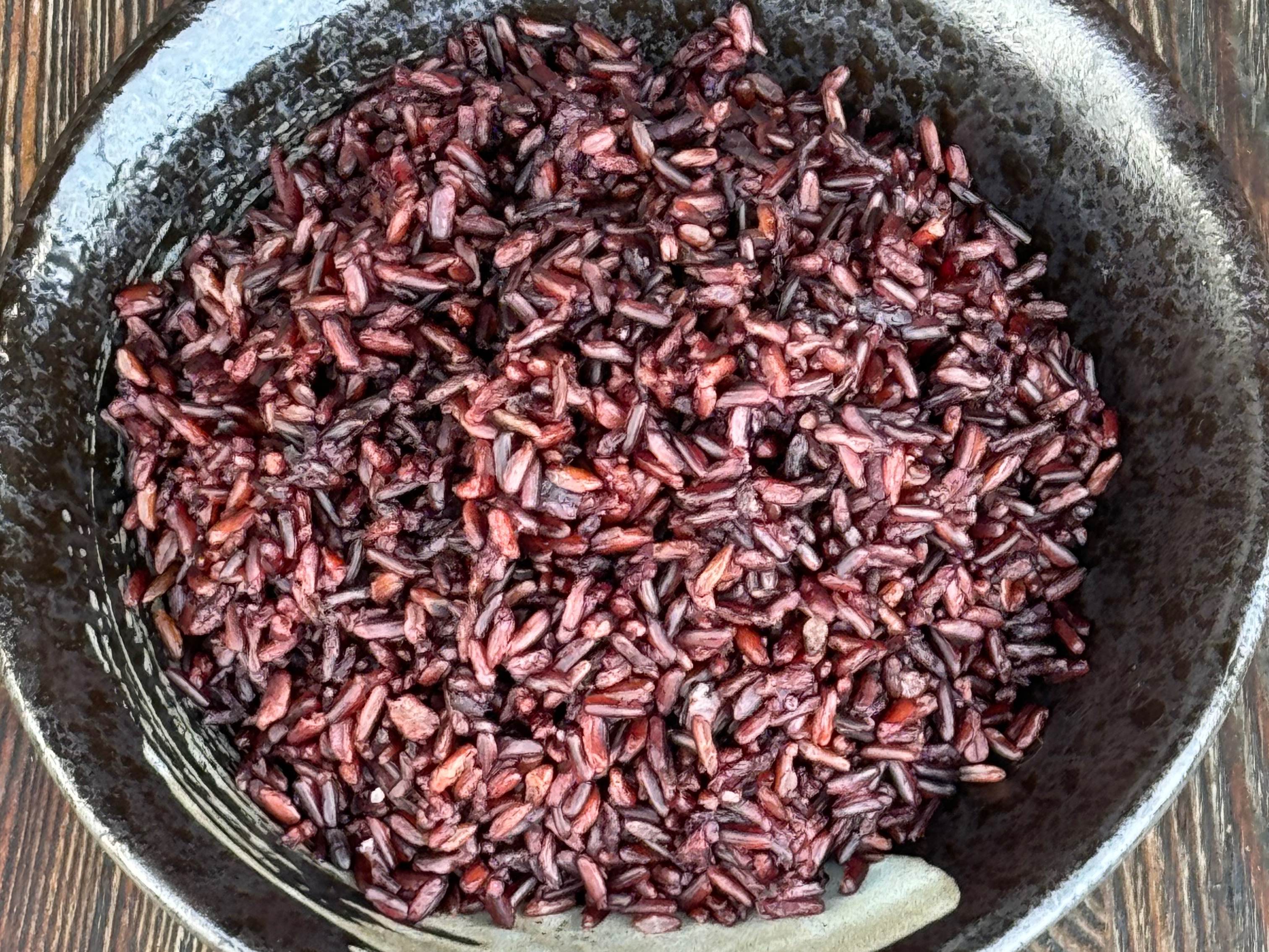 Riceberry Rice.