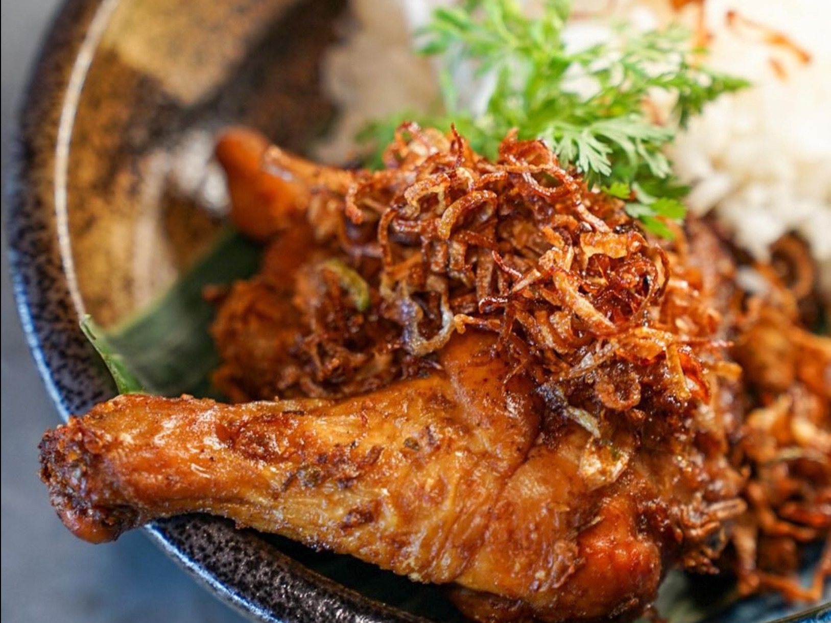 Hat Yai Fried Chicken With Sticky Rice