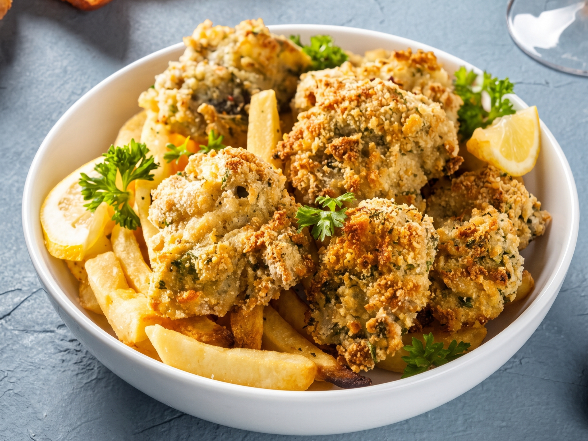 1/2 Pt. Fried Oysters.