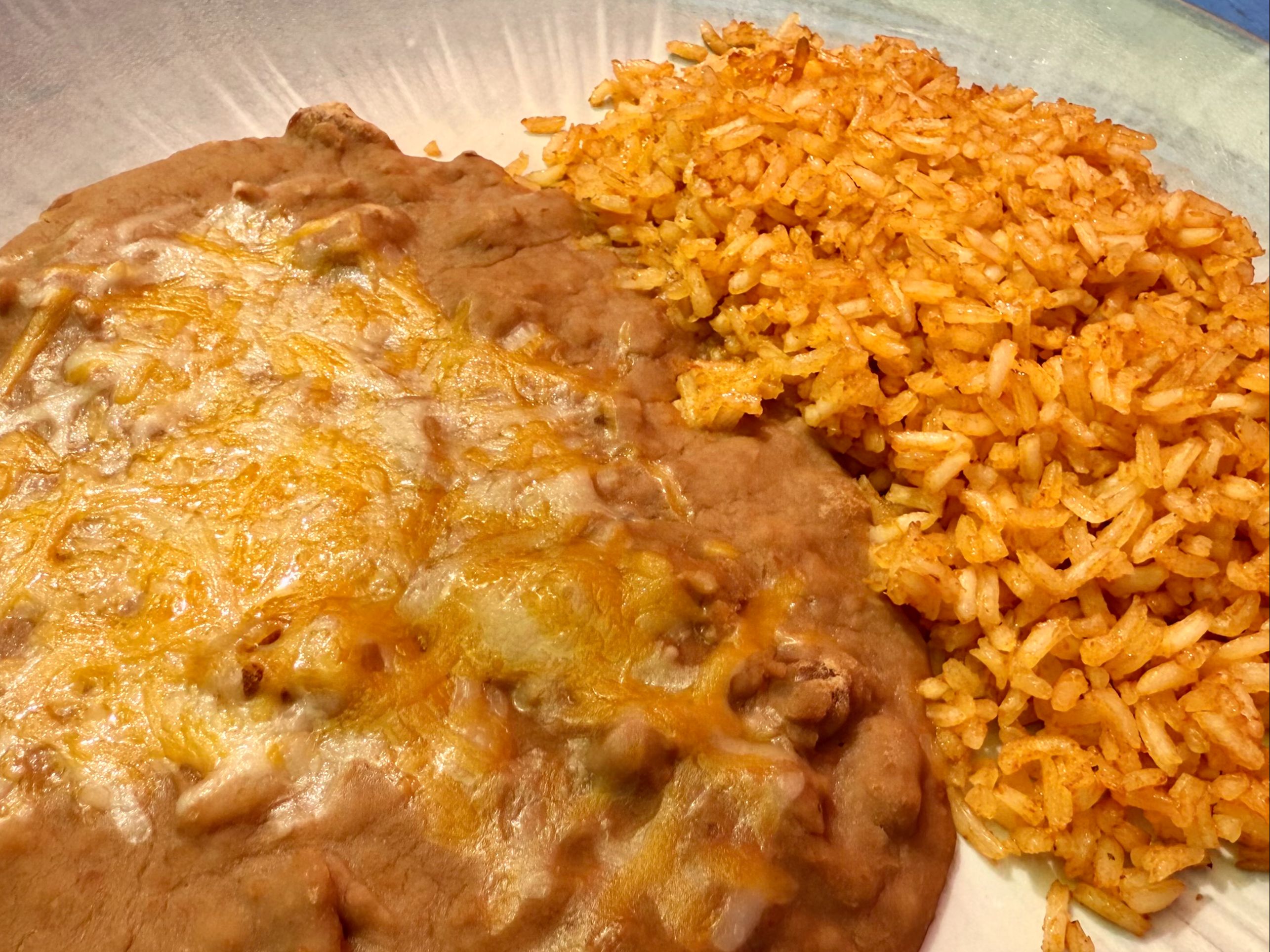 Side Rice And Beans.