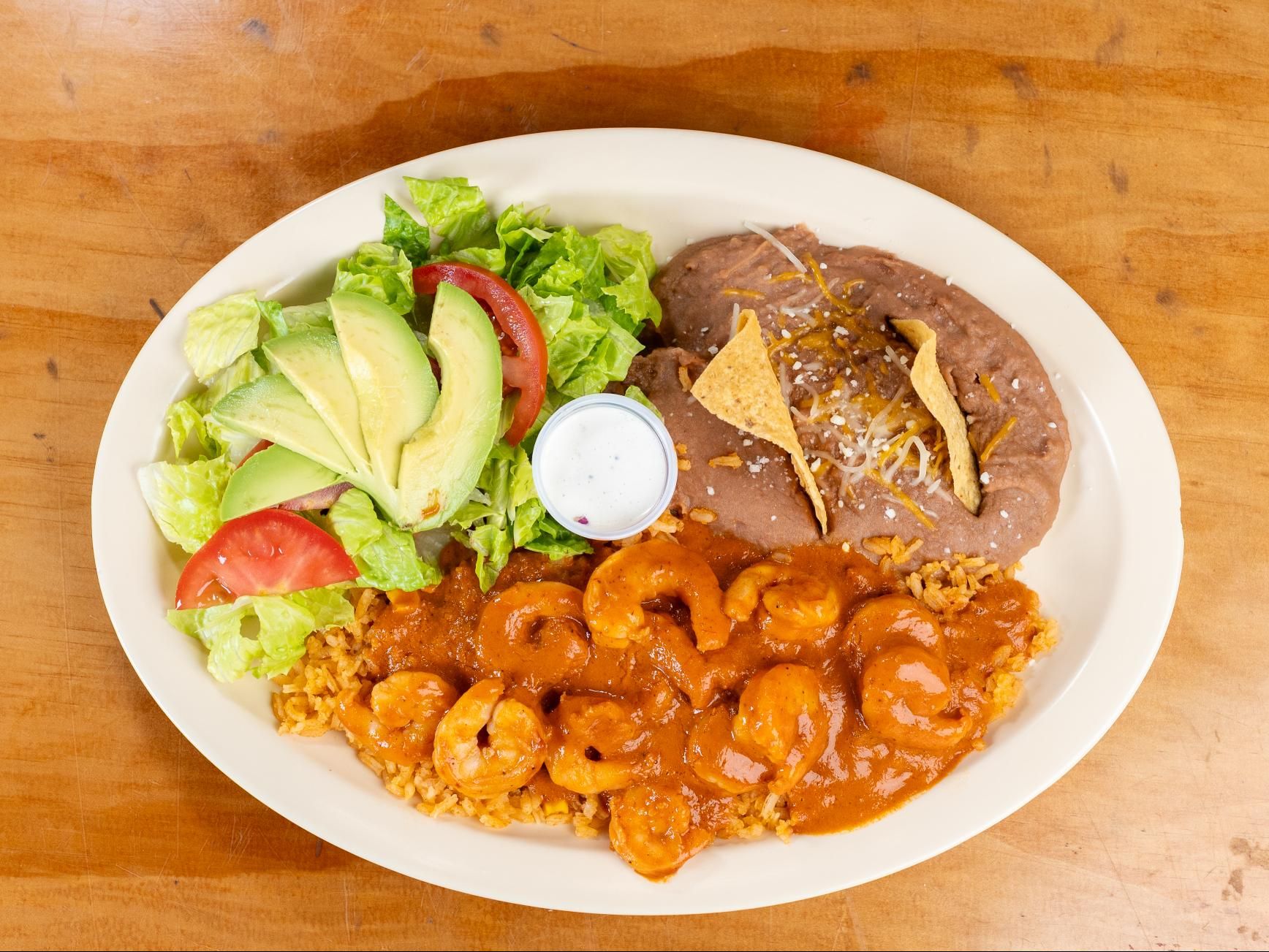 Camarones Chipotle.