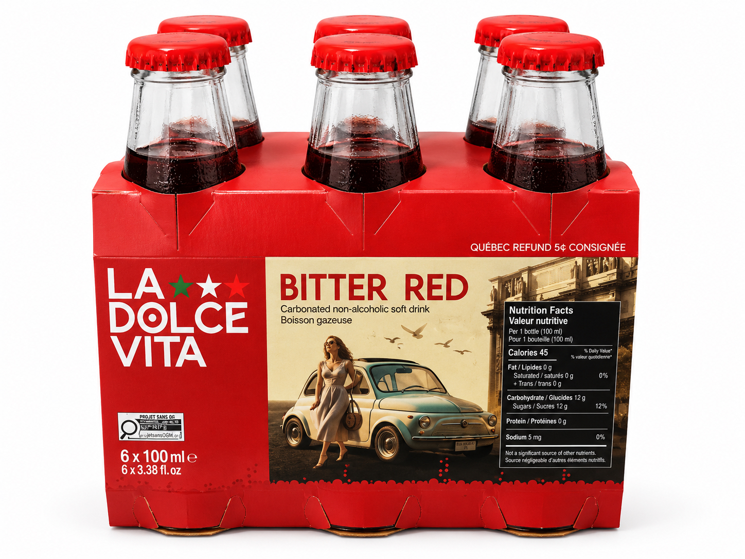La Dolce Vita Bitter Red Soft Drink.