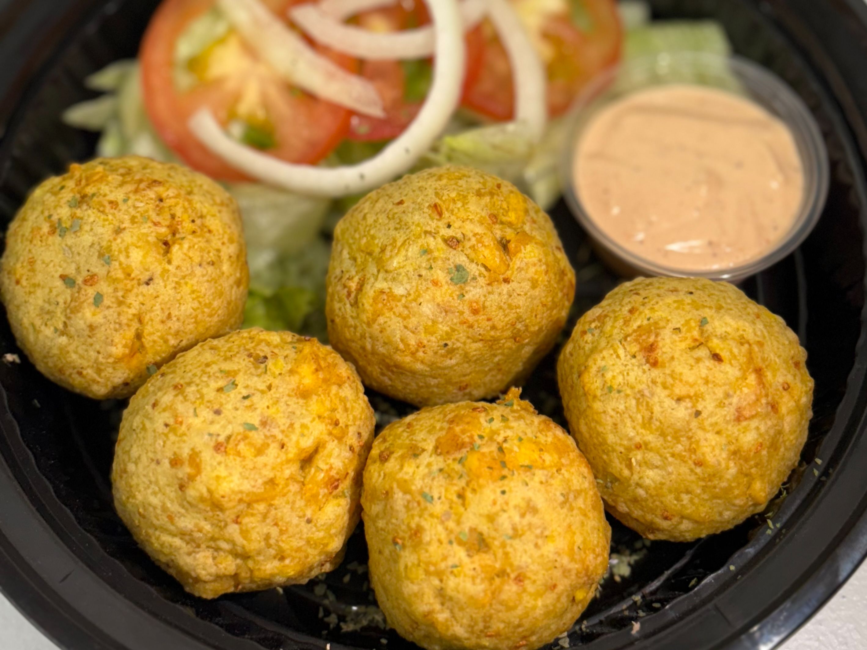 Cheese Mofongo + Chicken