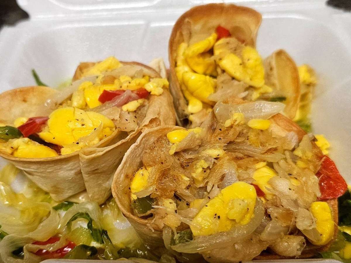 Ackee & Saltfish Cups