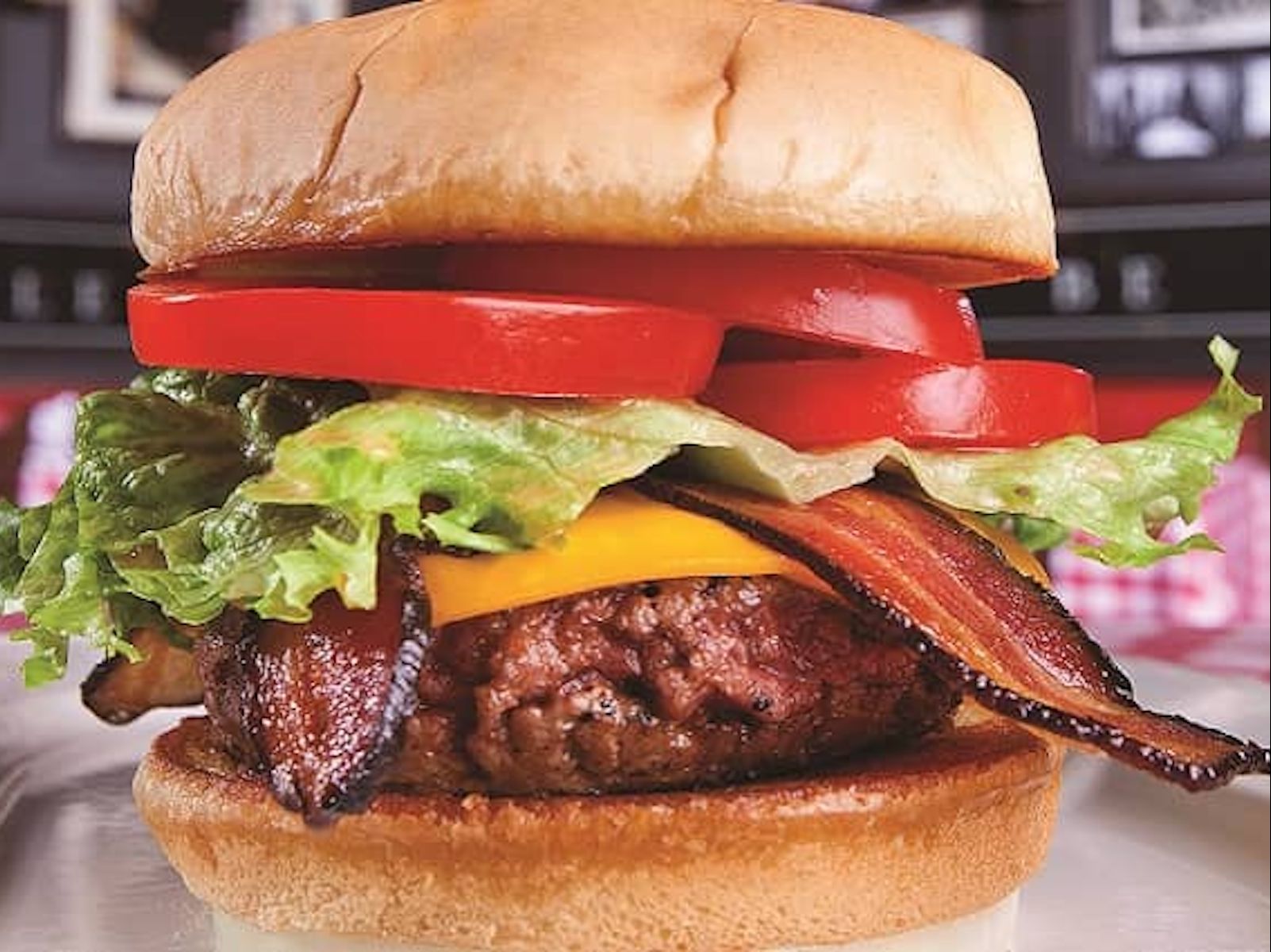 Angus Spanish Beef Burger.