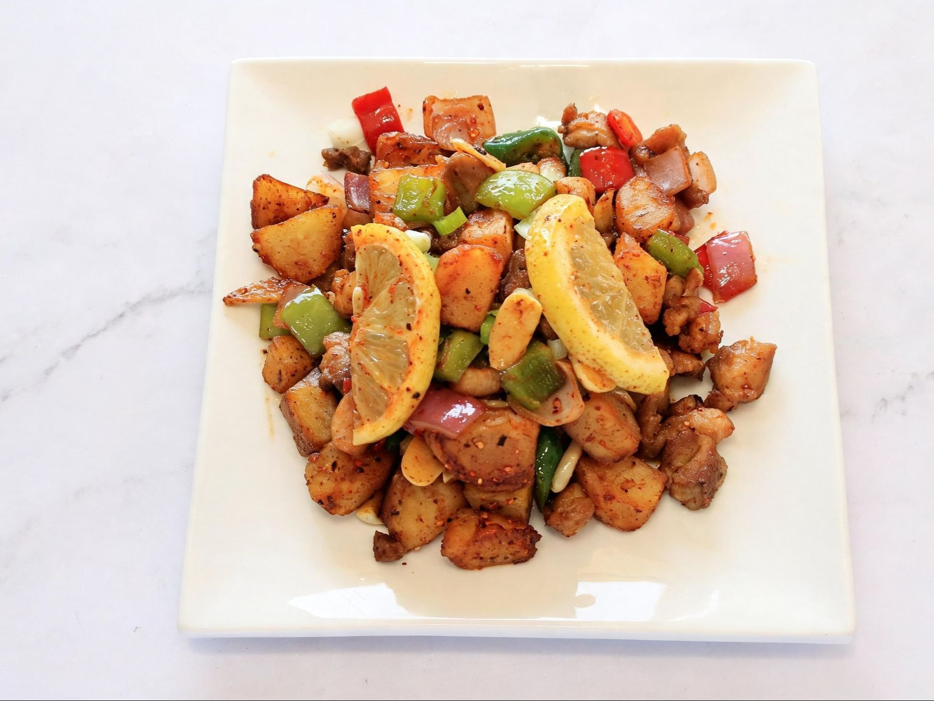 Garlic Lemon Chicken.