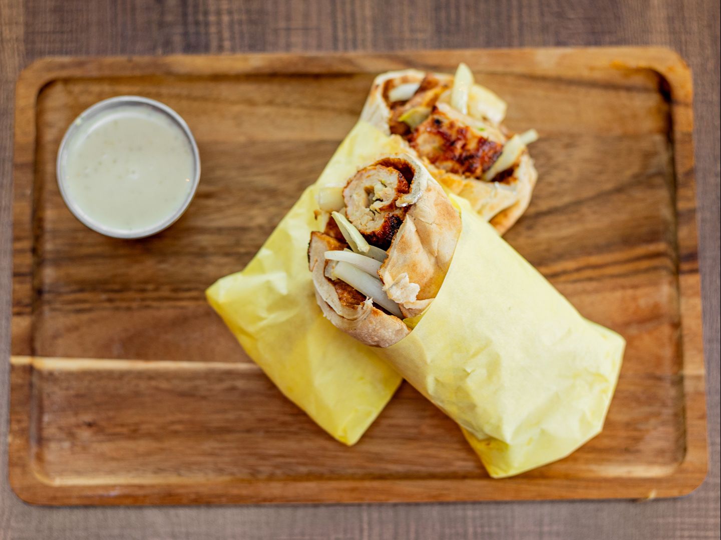 Beef Kabab Wrap (Naan)