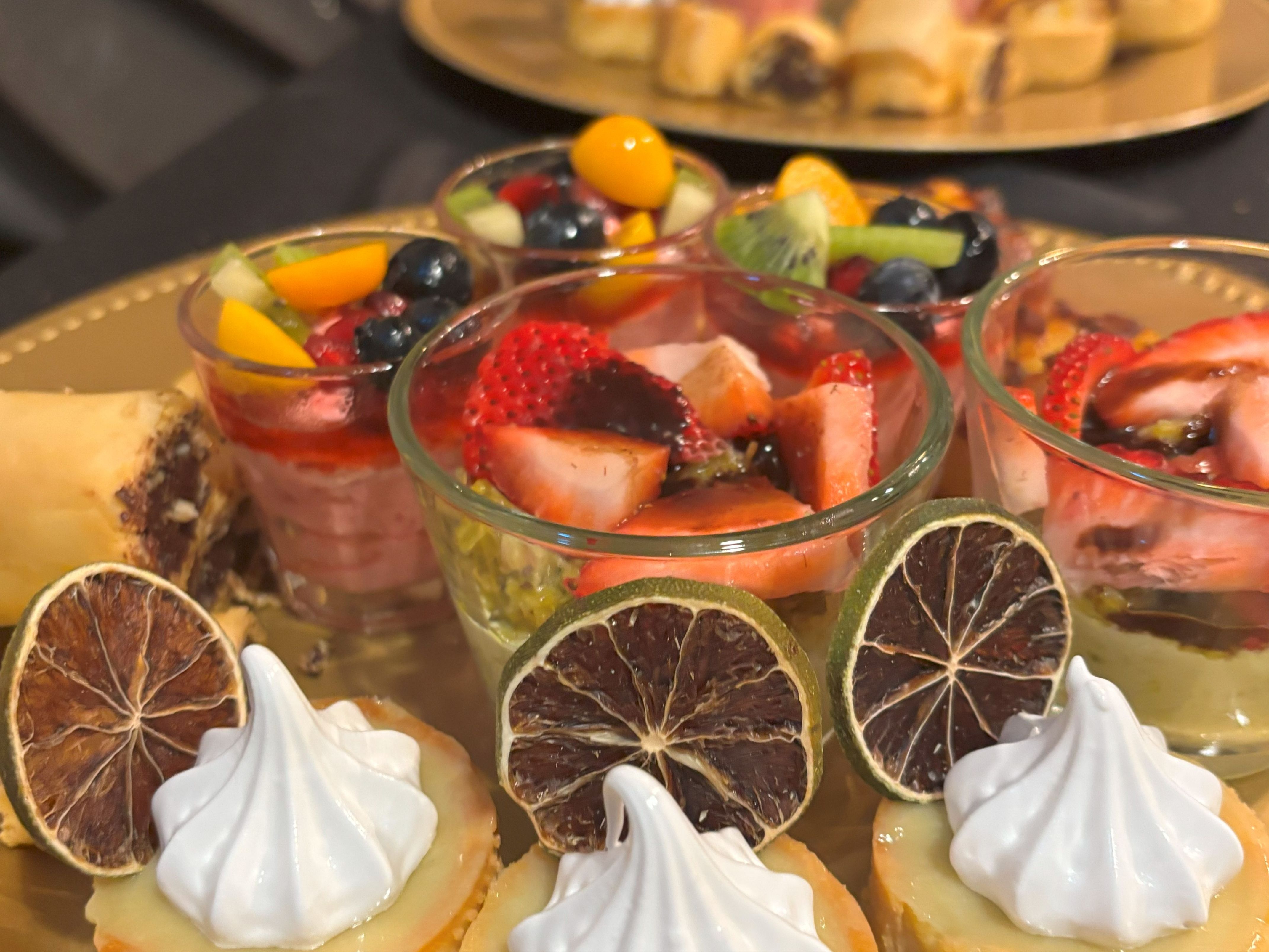 Mix Dessert Platter $5 Per Person.