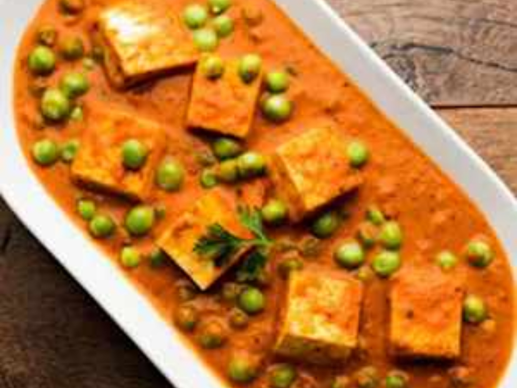 Mattar Paneer.