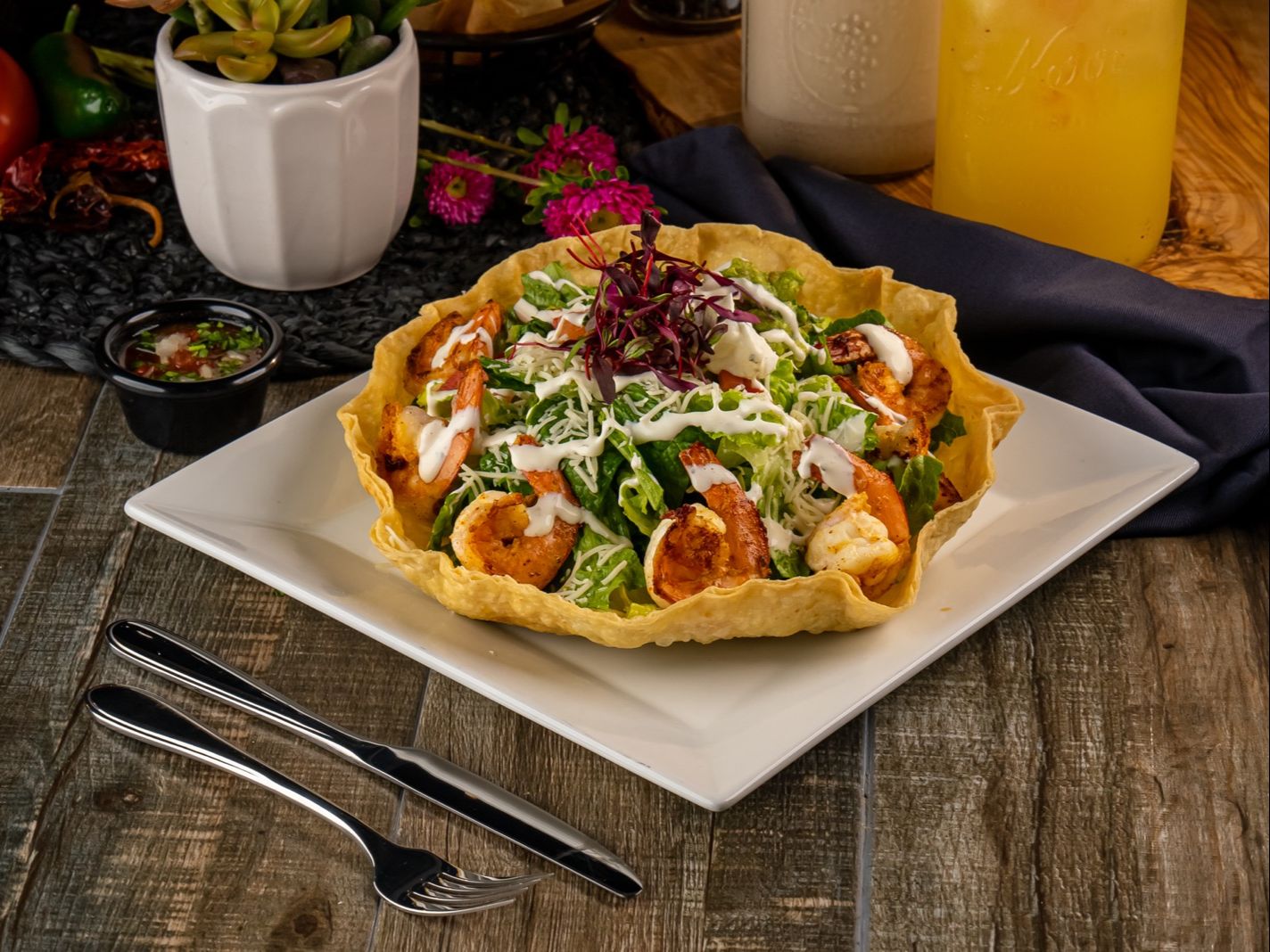 Tostada Salad.