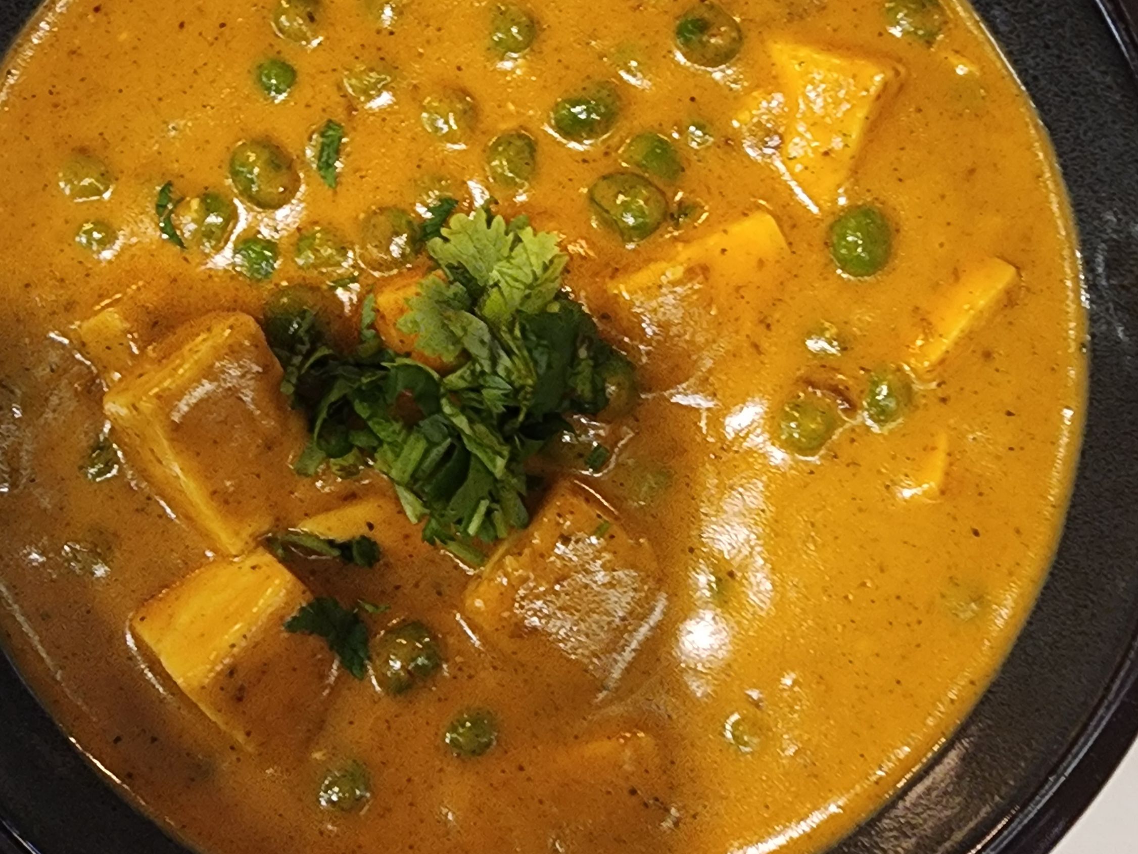 Matar Paneer.