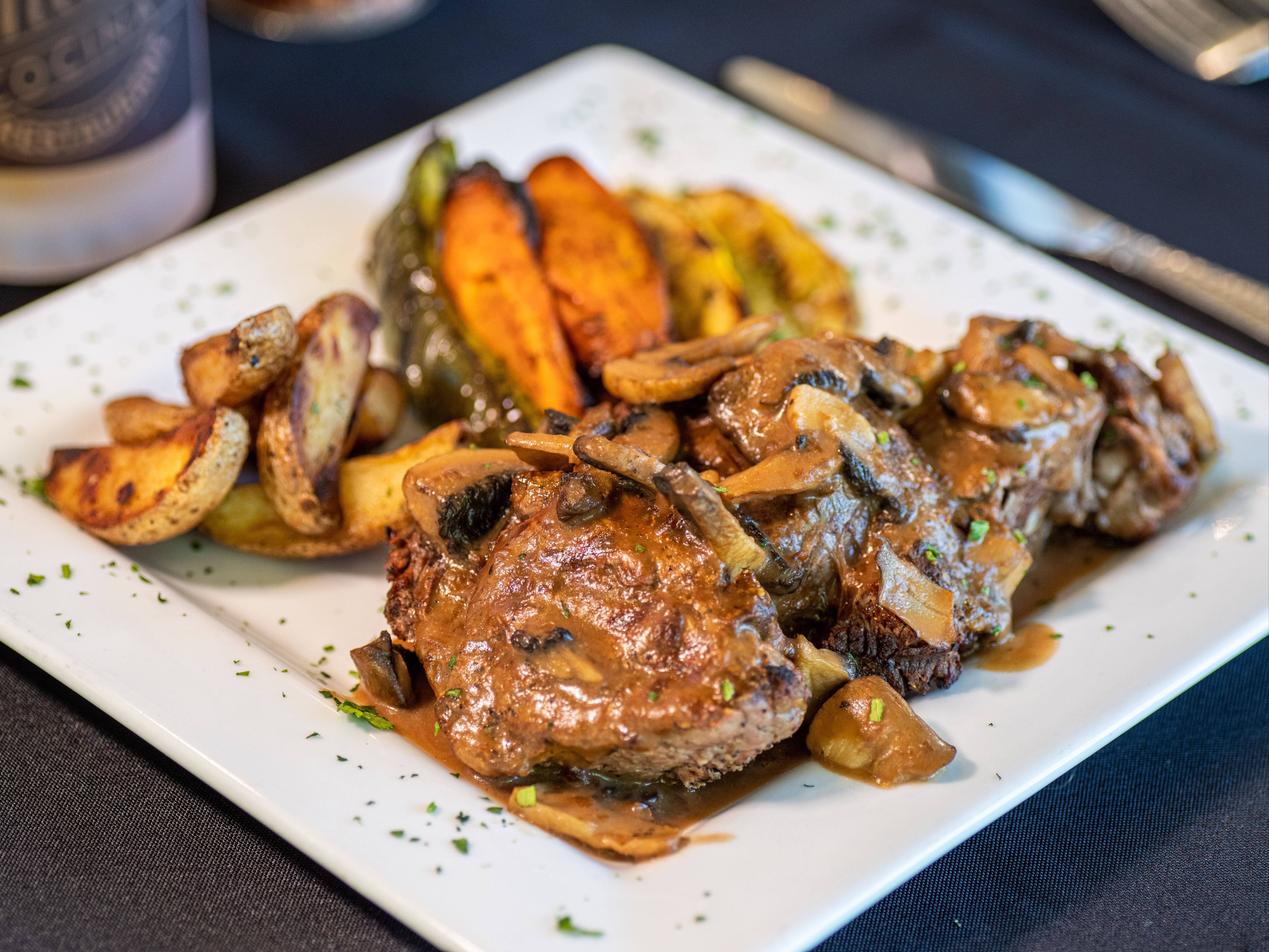 Lomo Con Champignones