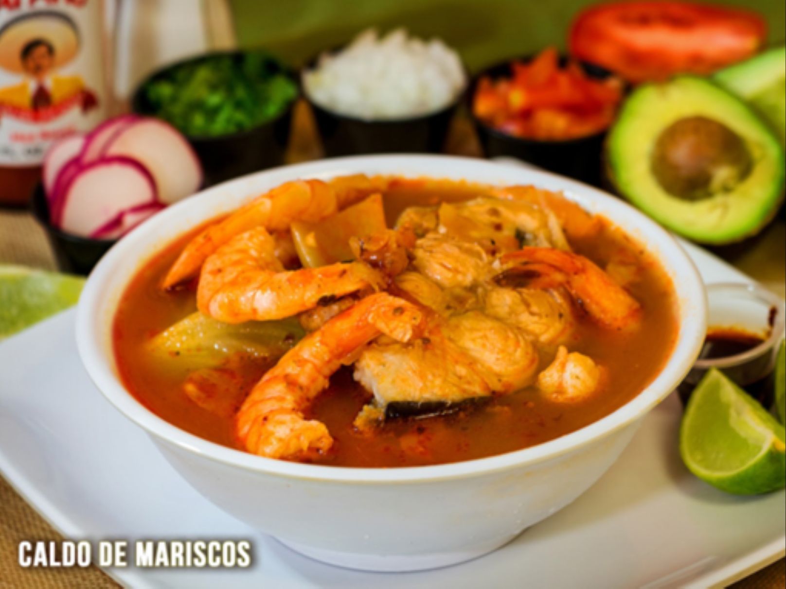 Caldo De Mariscos.