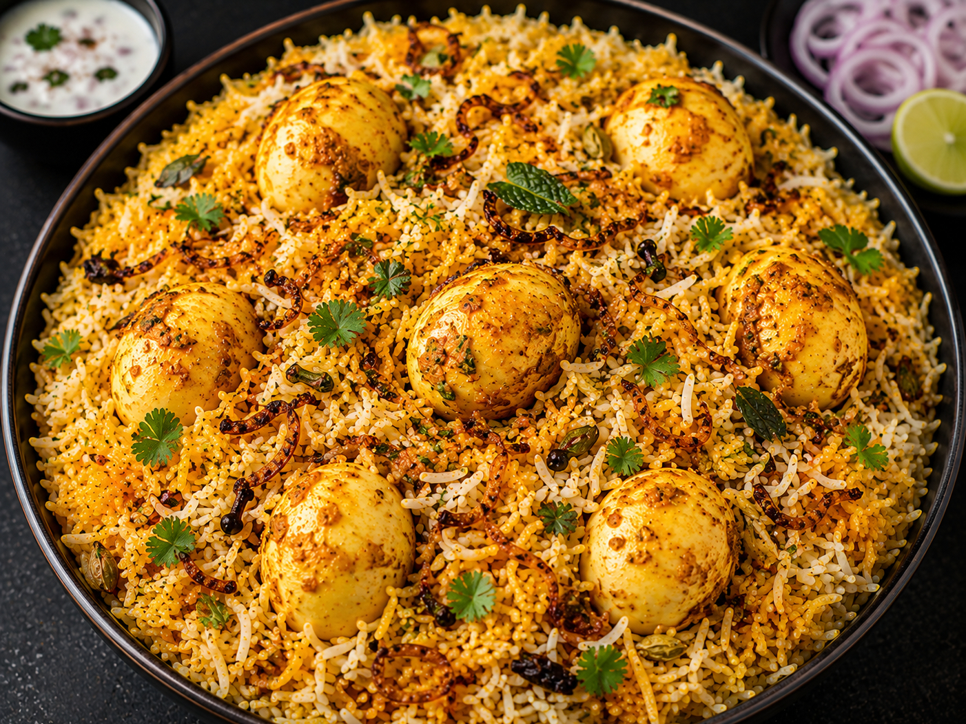 BN - Egg Biryani.