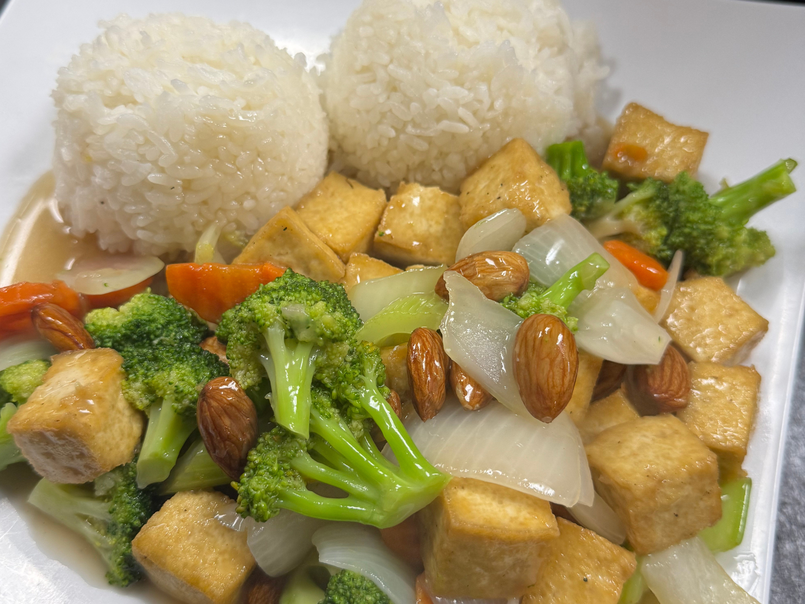Almond Tofu (Gluten Free).