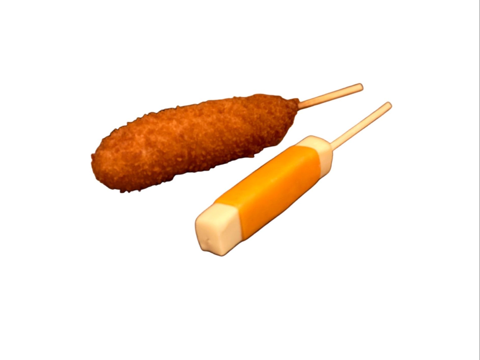 Mozza Cheddar Corndog.