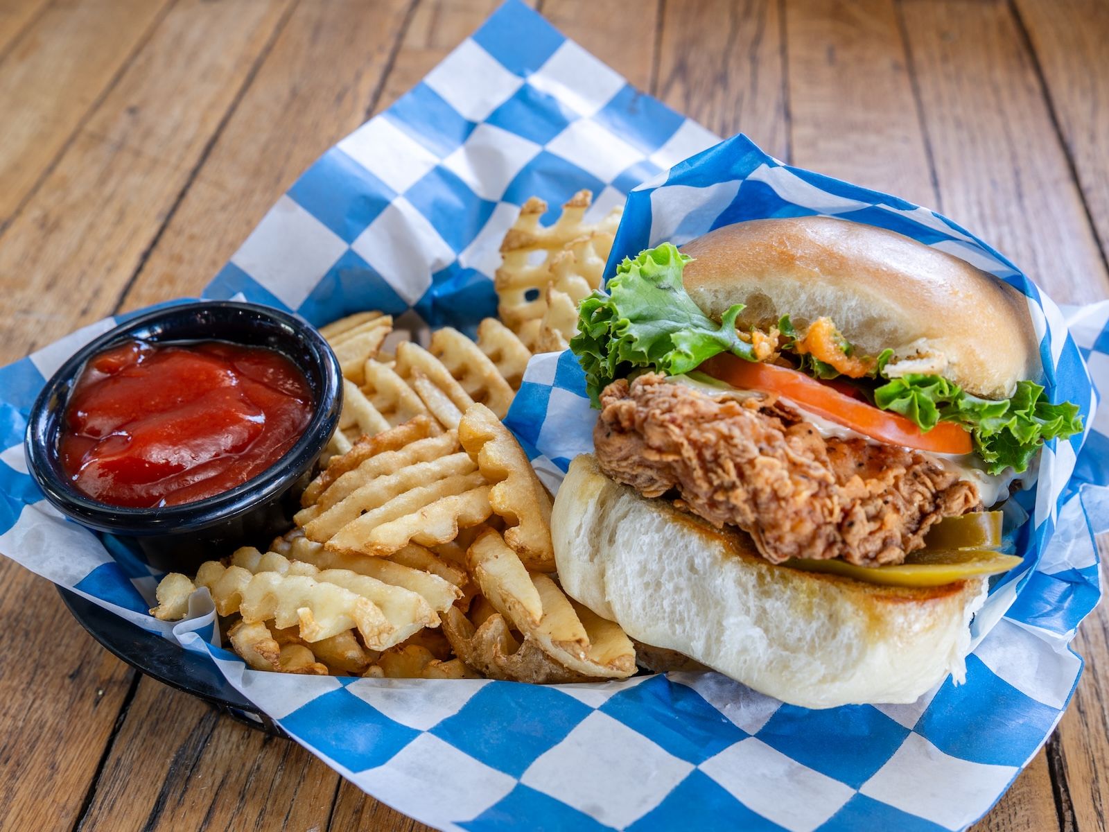 Hot Chicken Sandwich.