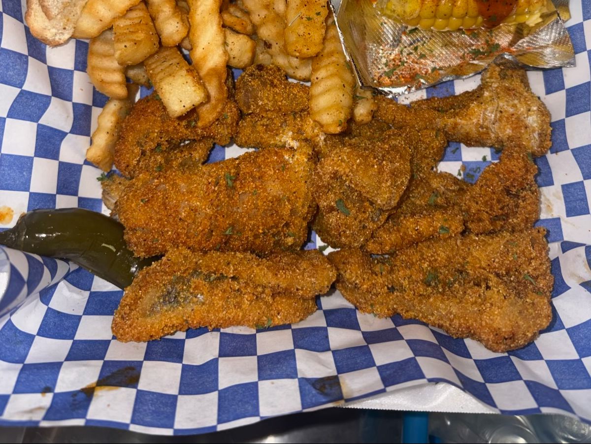 Catfish Nugget Basket and Fries Only.