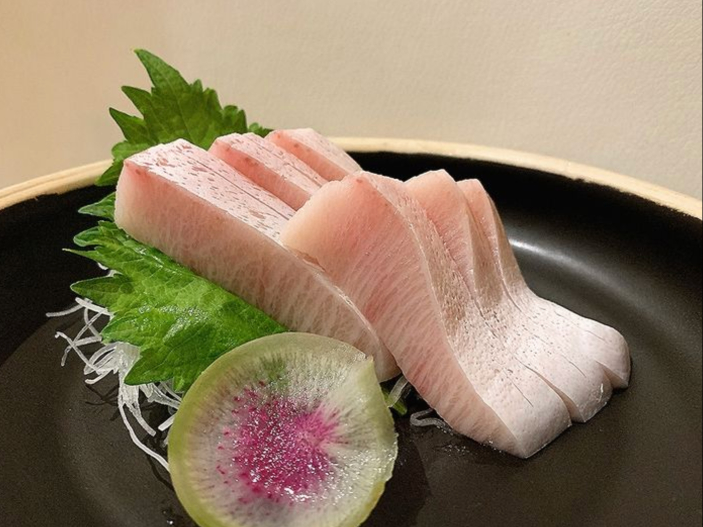 Yellowtail Belly Sashimi.