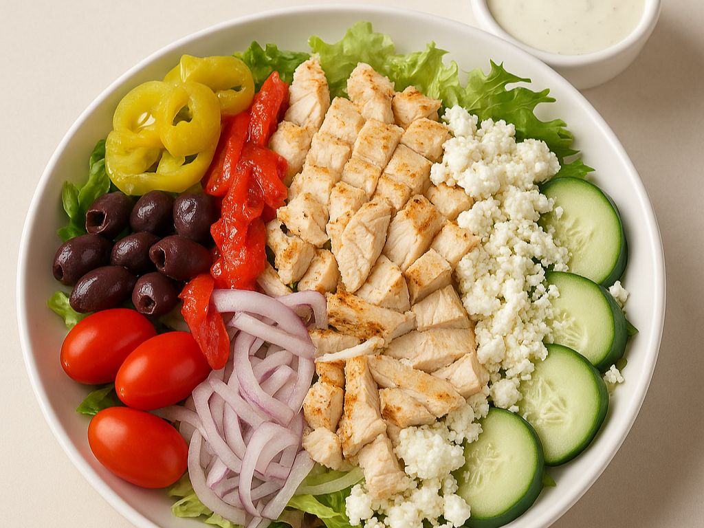 Mediterranean Chicken SALAD.