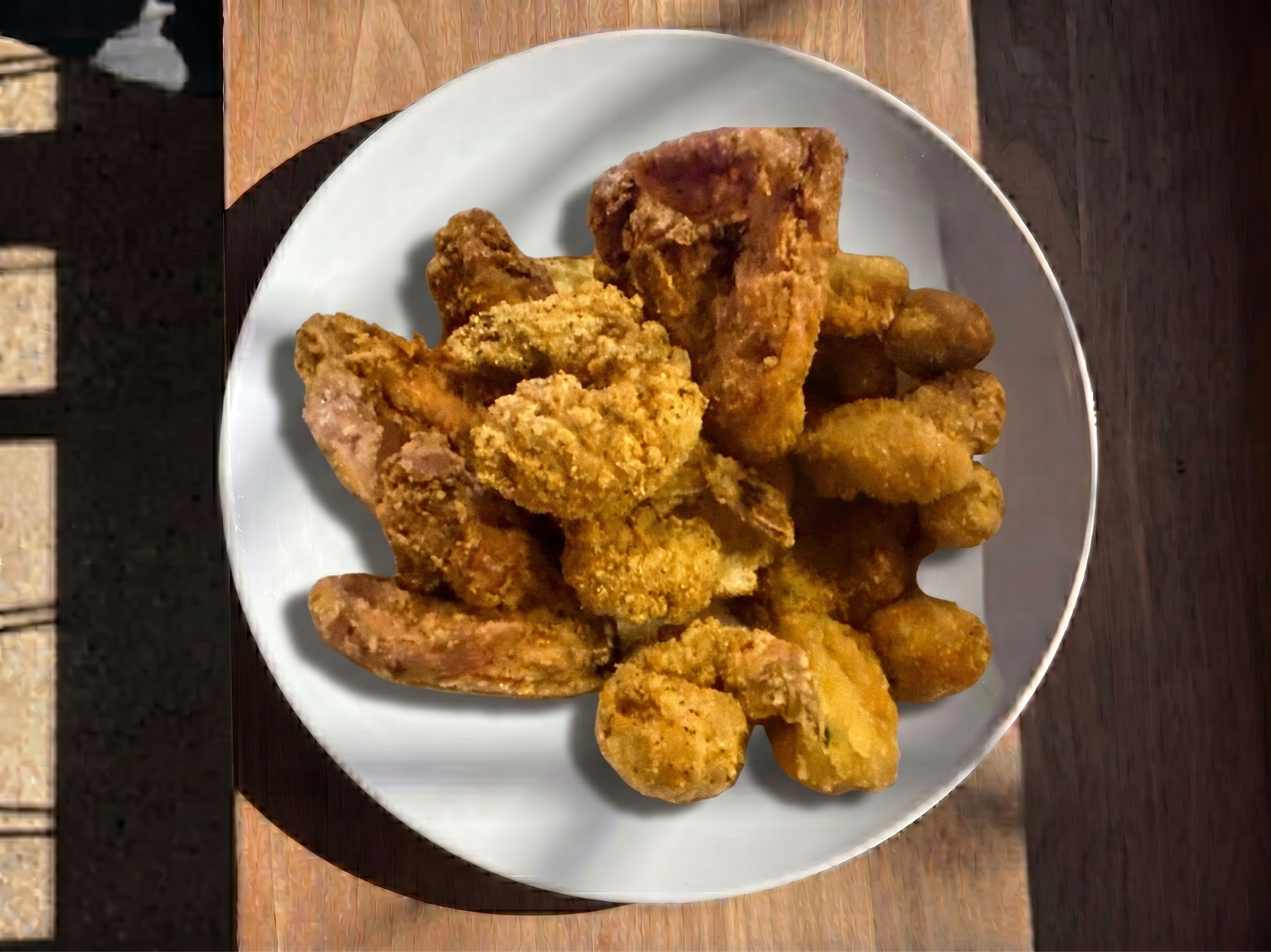 3 Jumbo Shrimp & 3 Wing Combo.