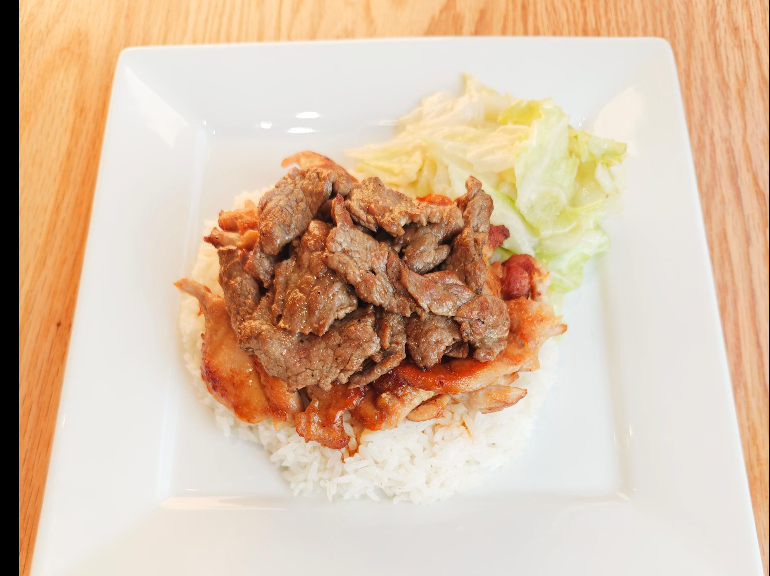 Chicken Beef Teriyaki.