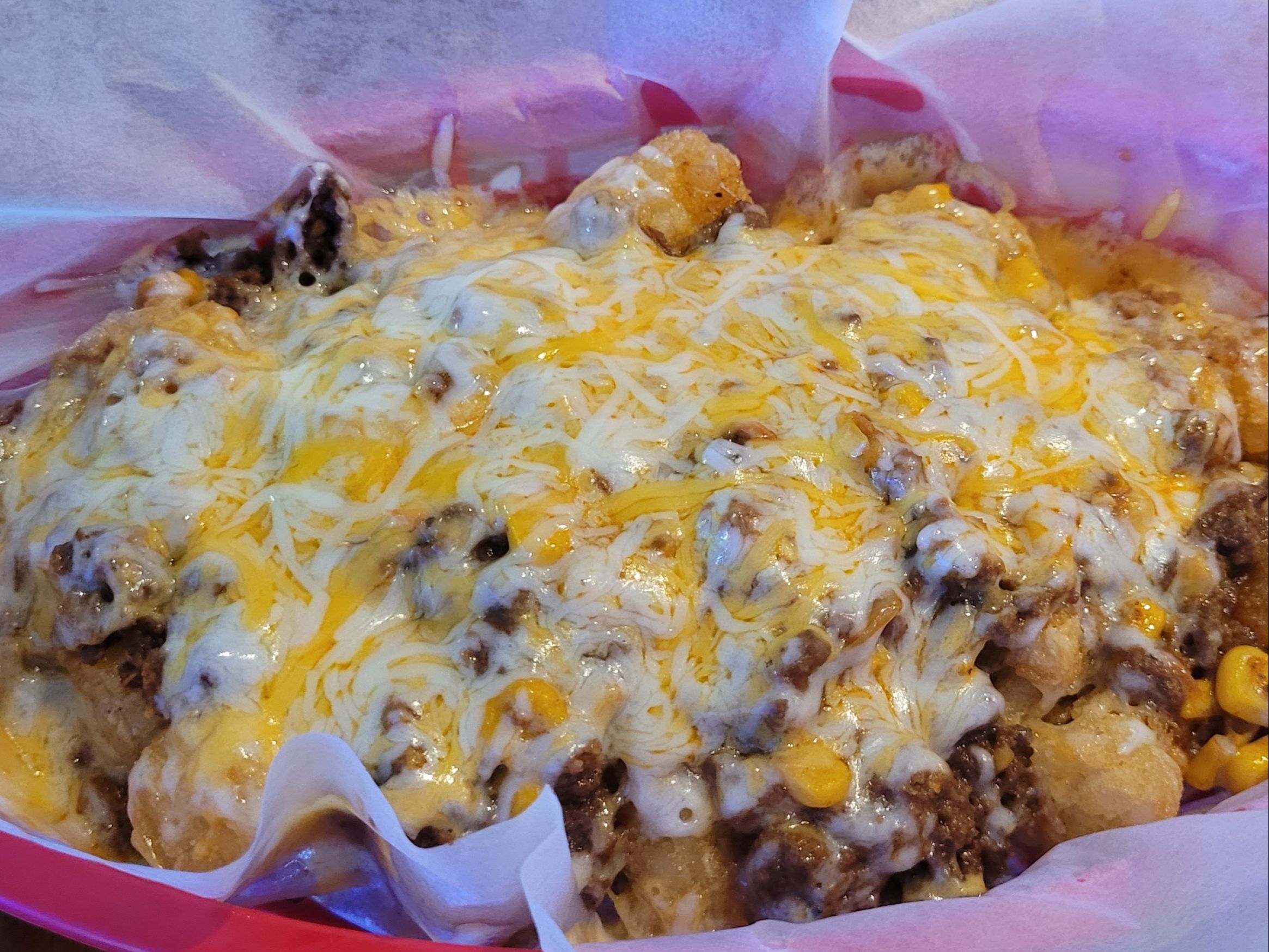 Chili Cheese Tots.