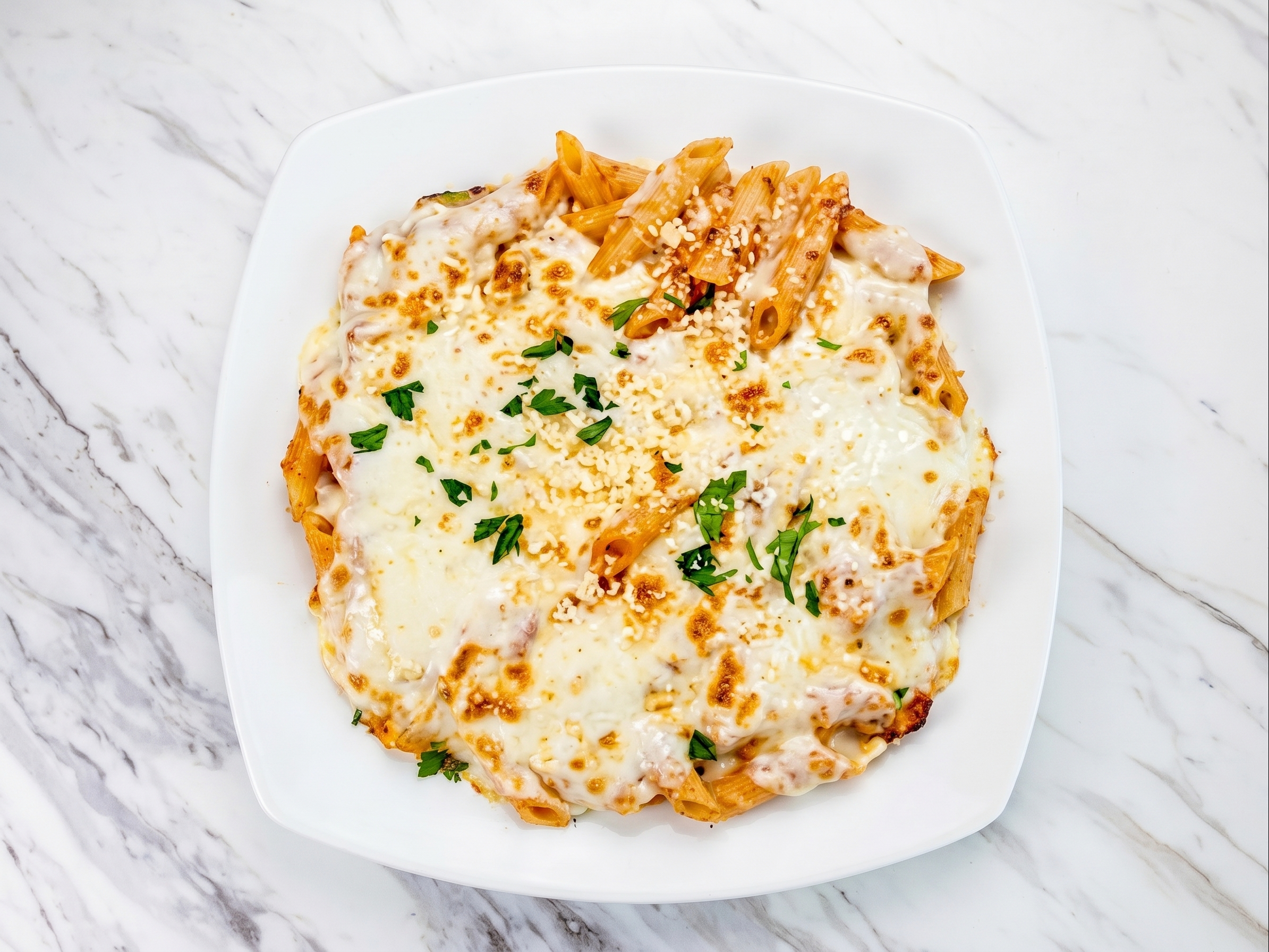 Full Baked Ziti.