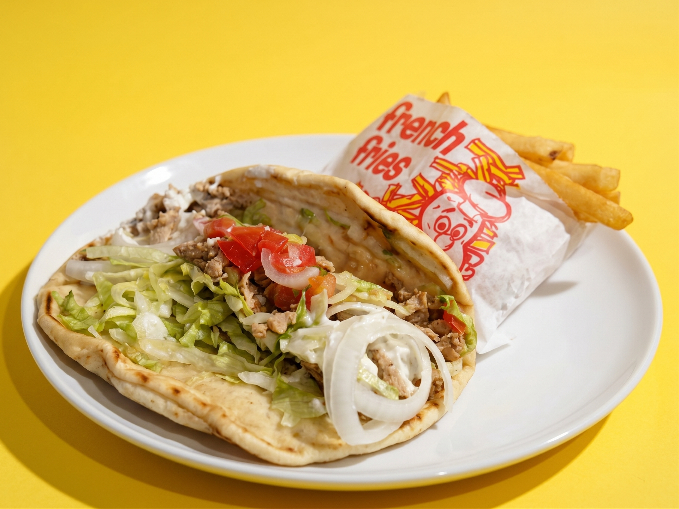 10. Beef Gyro Combo.