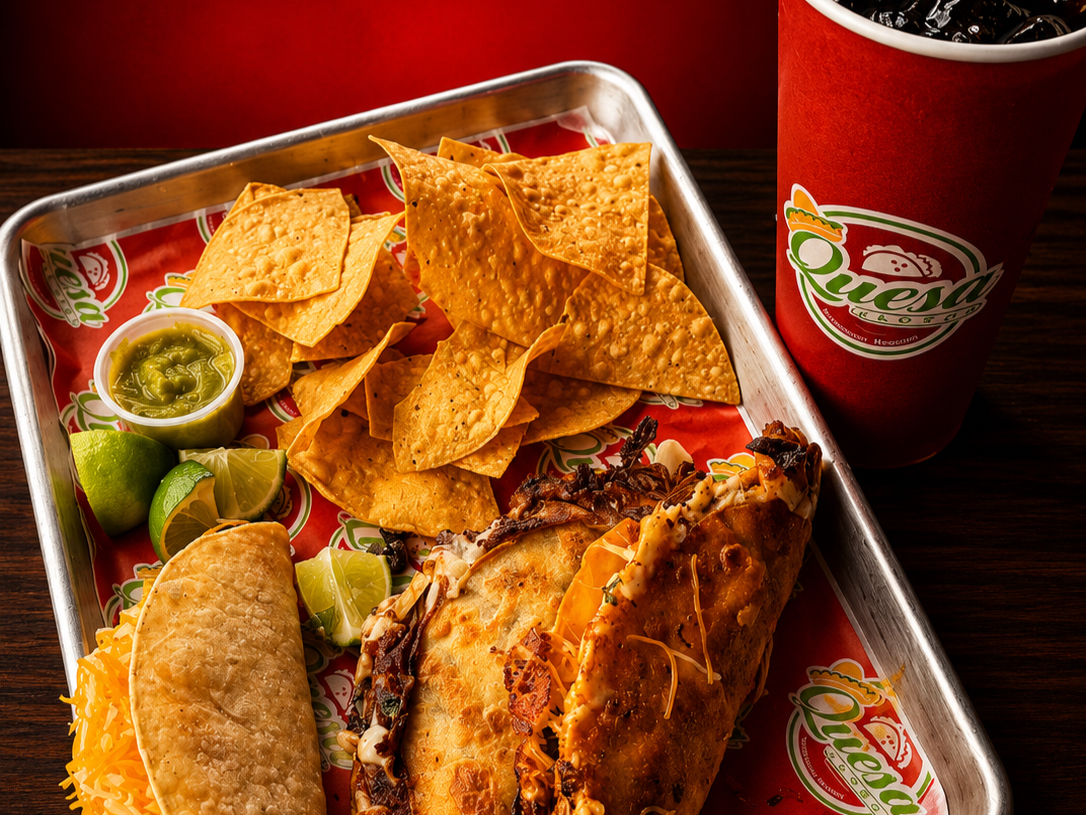 Combo #6 (Three taco combo W/Chips).