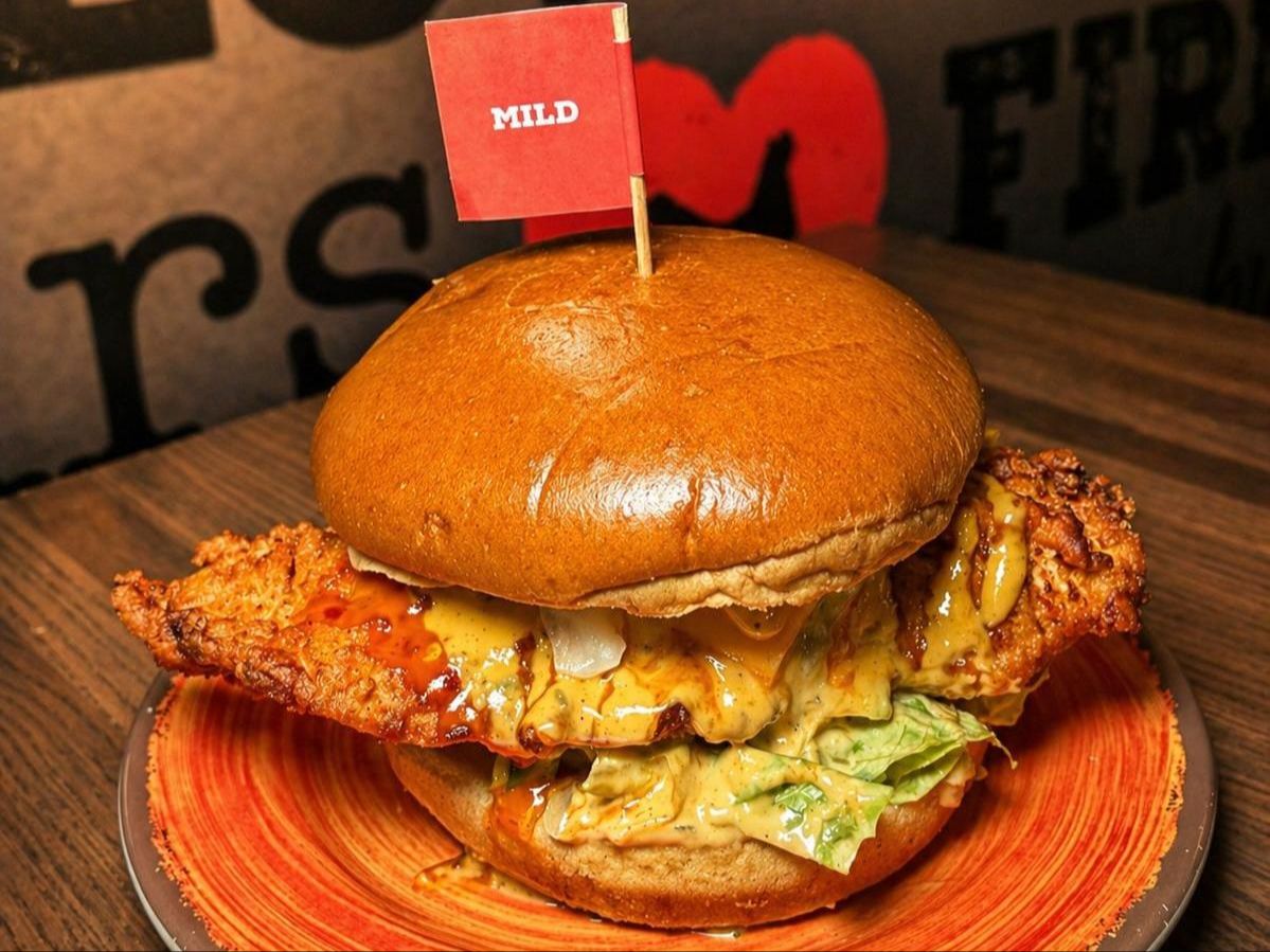 Perifried Chicken Sandwich.