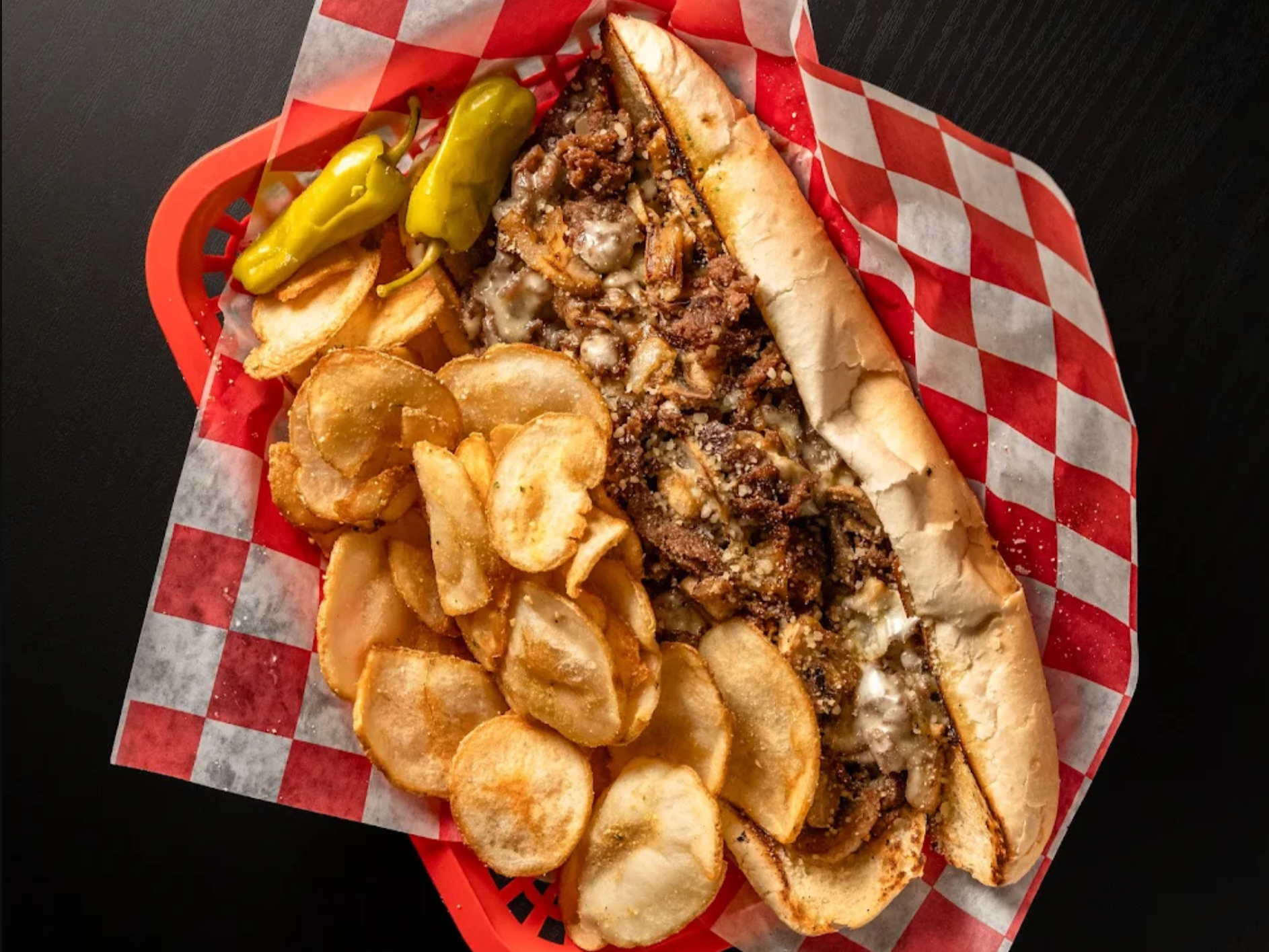 Cheese Steak Philly Sandwich